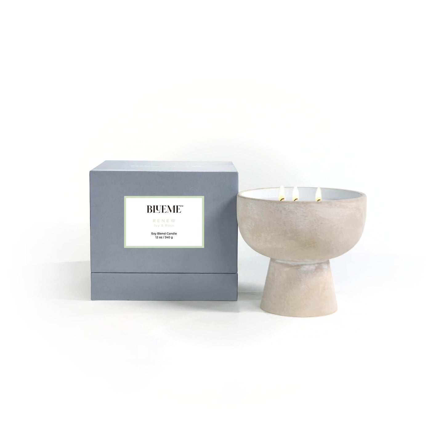 BLUEME 6-Wick Bergamot & Musk Candle