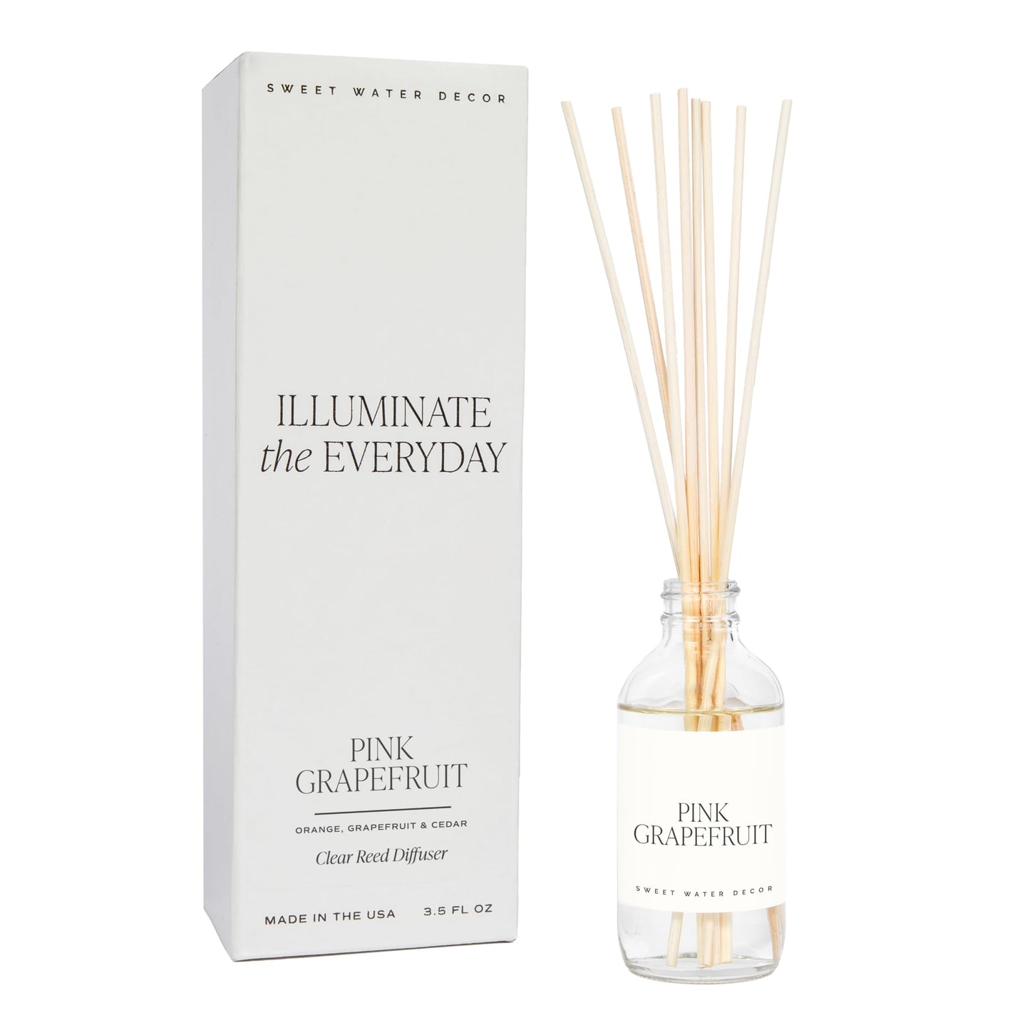 Sweet Water Decor Cashmere Vanilla Reed Diffuser – 3.5oz