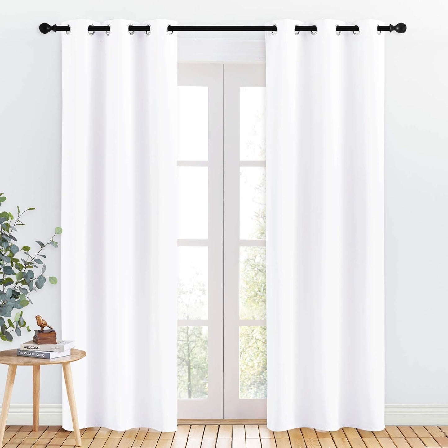 NICETOWN Blackout Curtains 42x63" Black