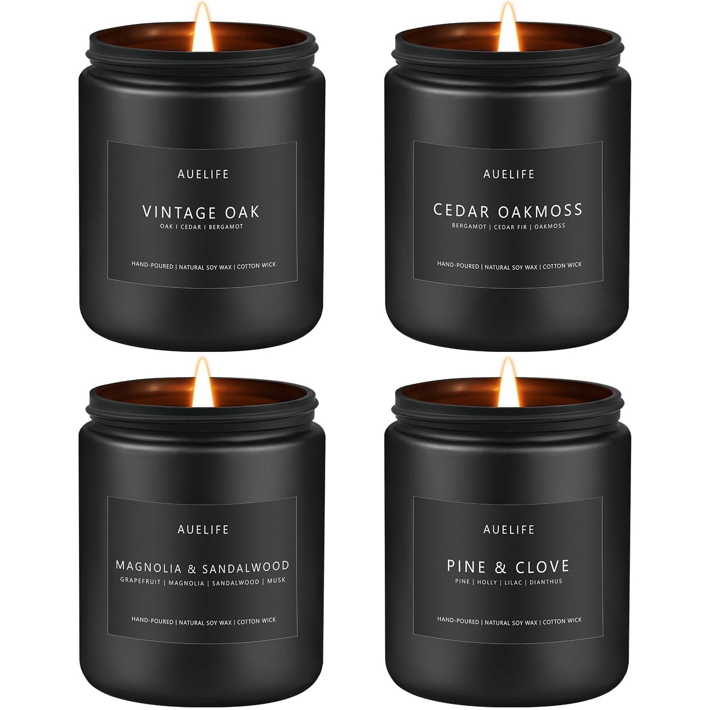 Men’s 4-Pack Scented Candle Set