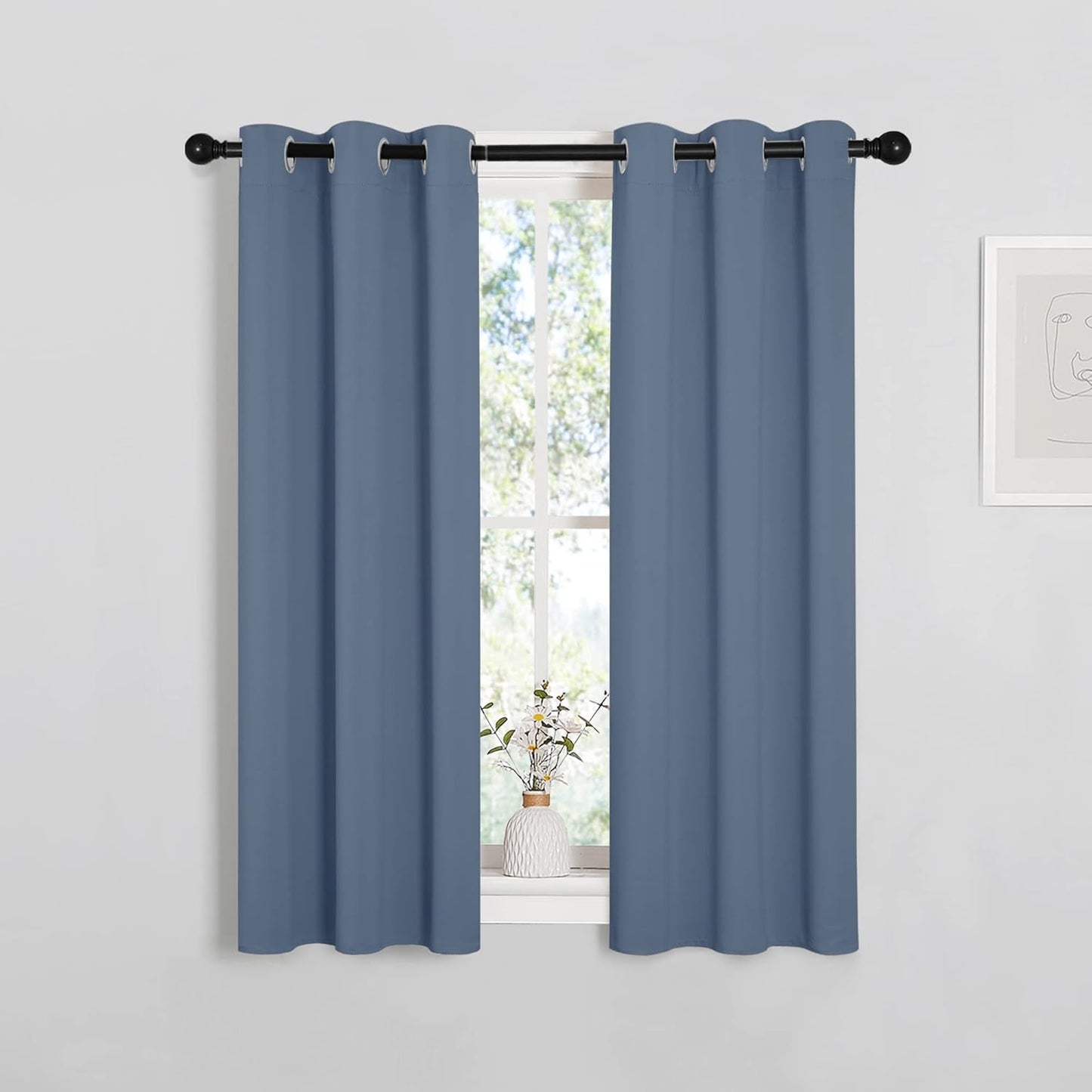 NICETOWN Blackout Curtains 42x63" Cappuccino