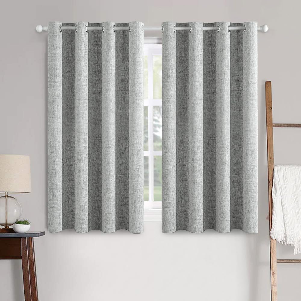 MIULEE Blackout Curtains 52x84" Beige, 2 Panels