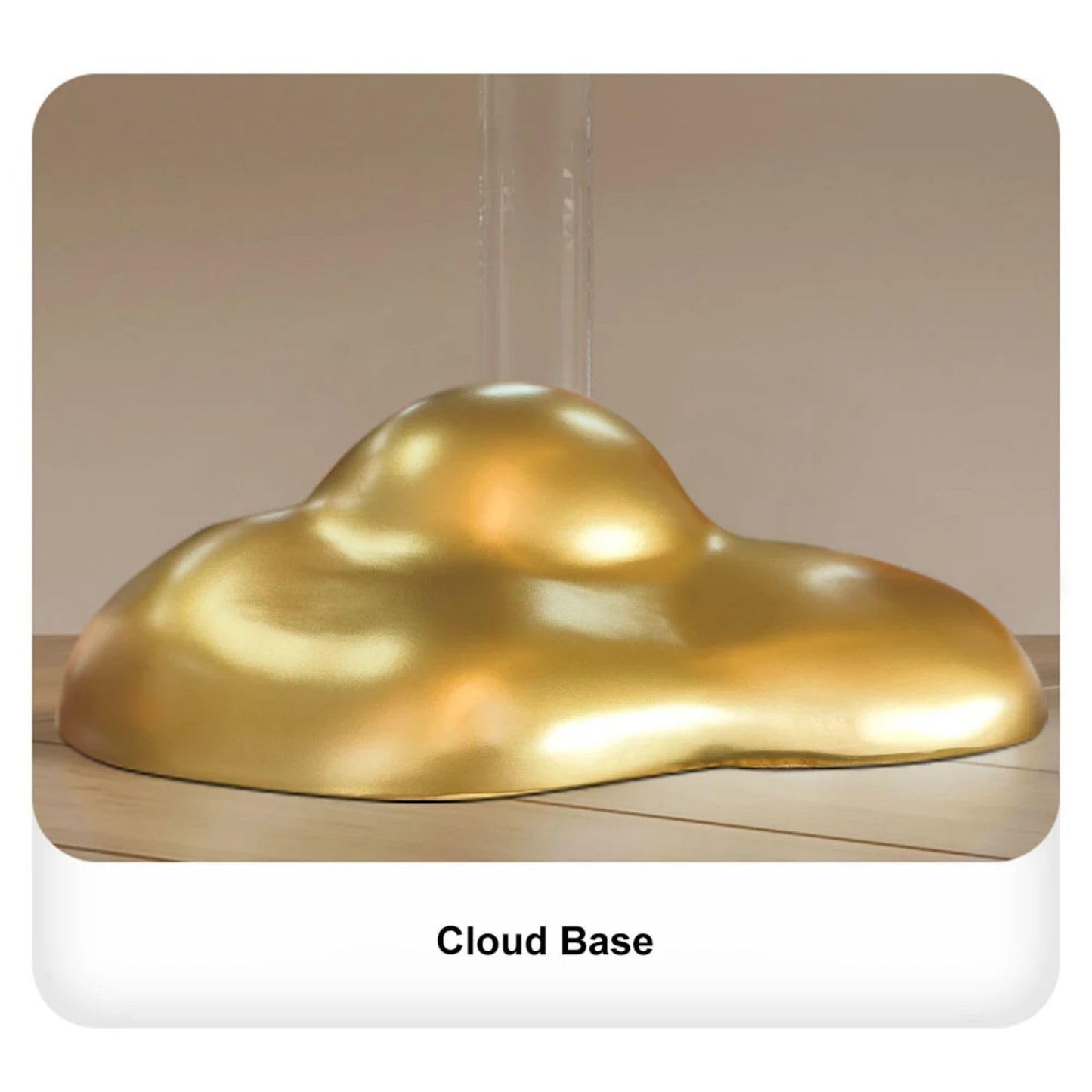 Gold Astronaut Floor Statue