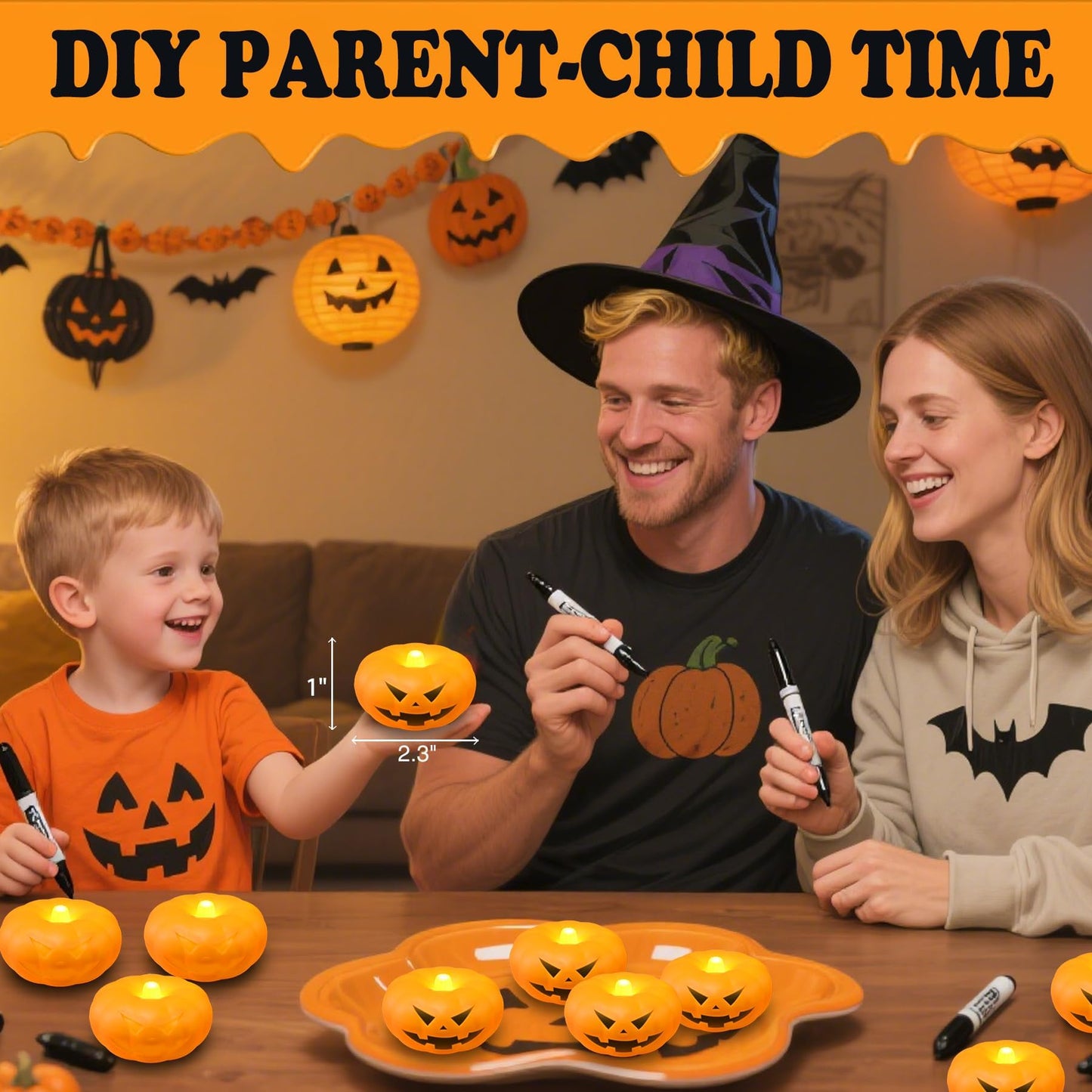 Halloween Decorations, 20 PCs Floating Candles