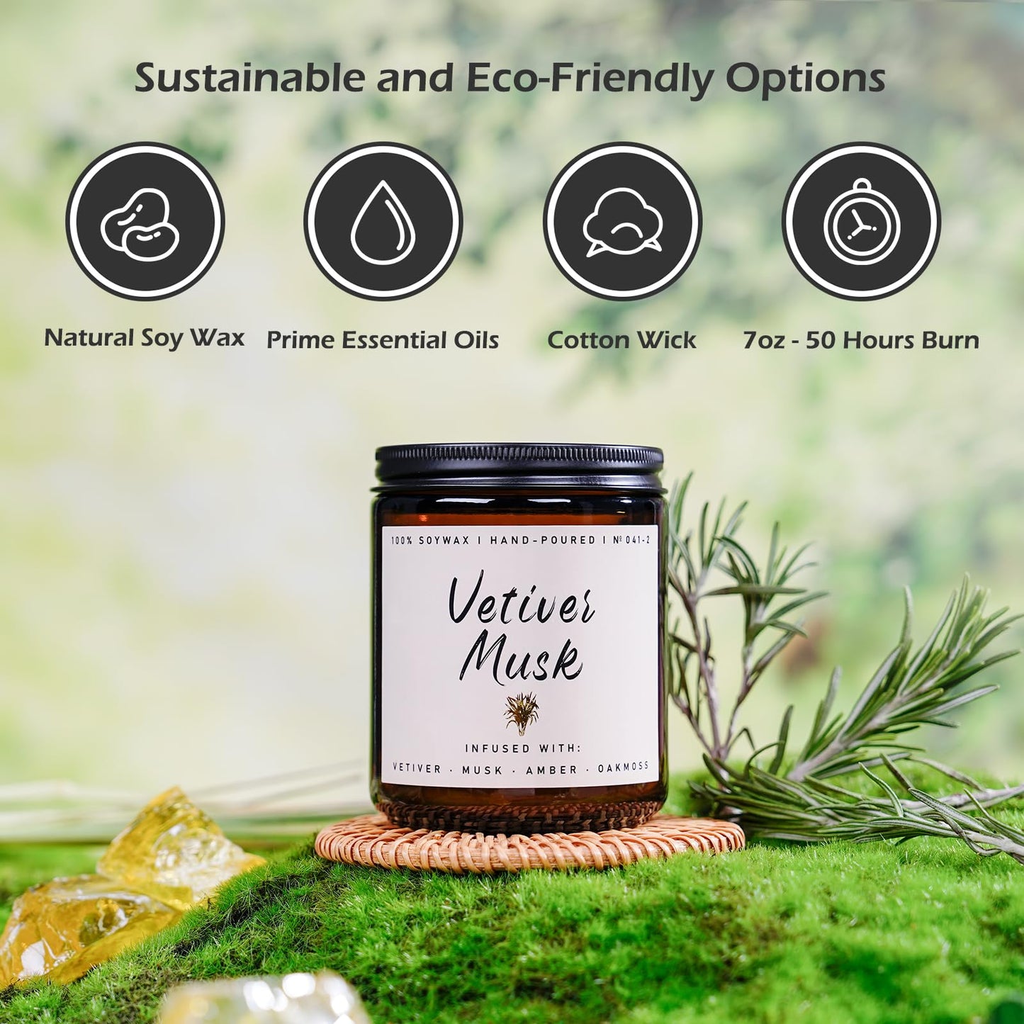 Auelife 4-Pack Fall Scented Candles