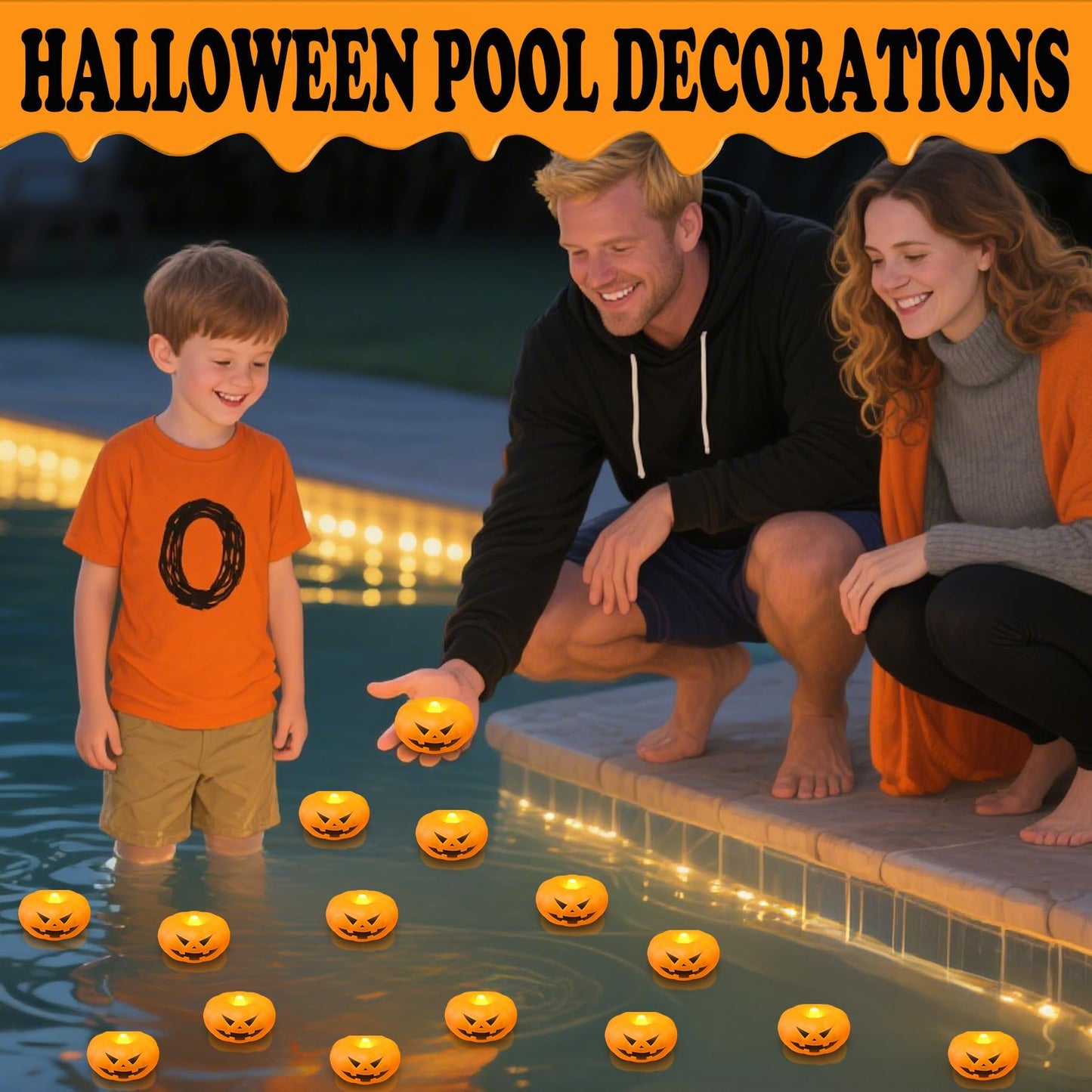 Halloween Decorations, 20 PCs Floating Candles