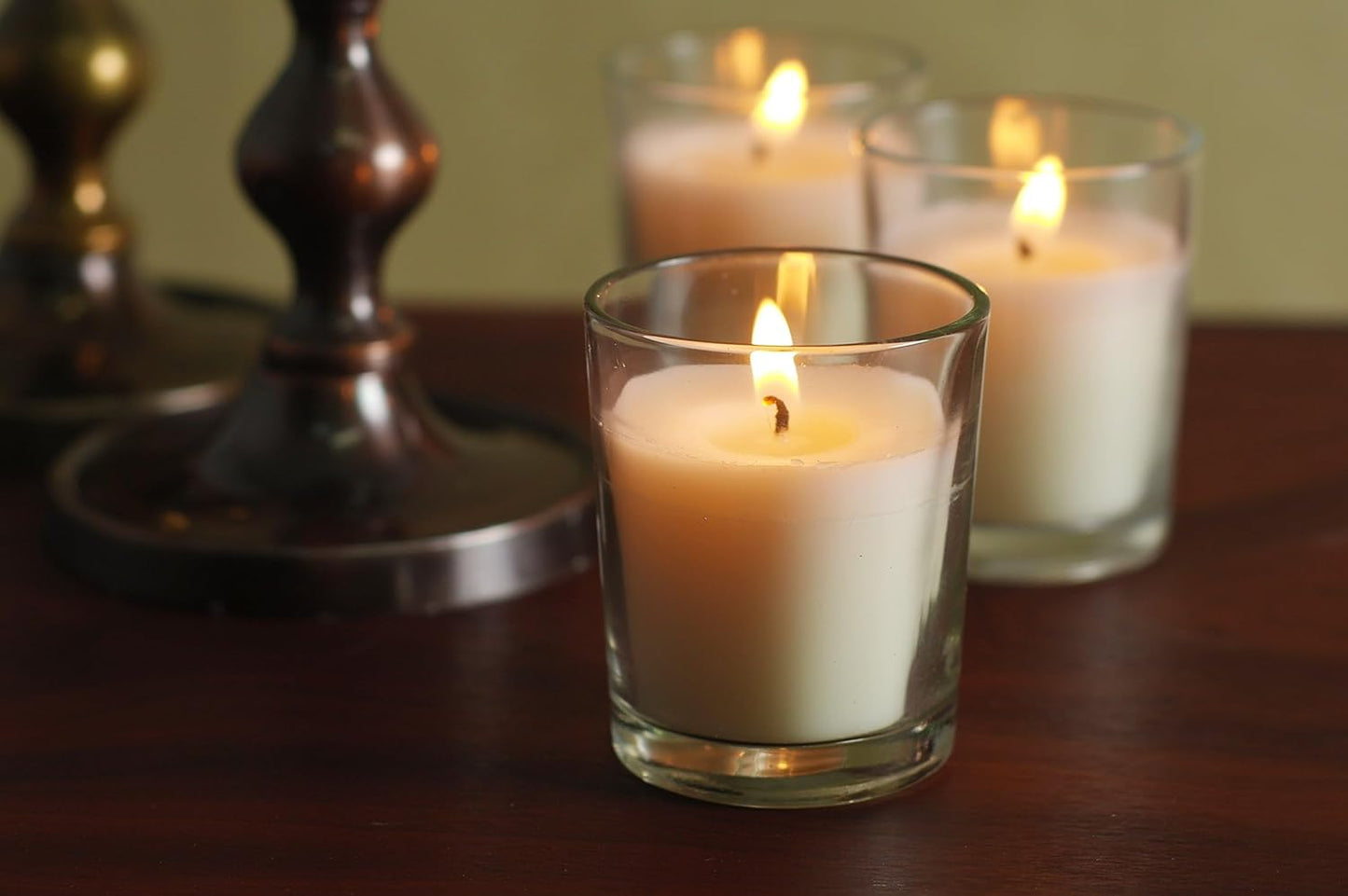 Hosley 240 Ivory Votive Candles
