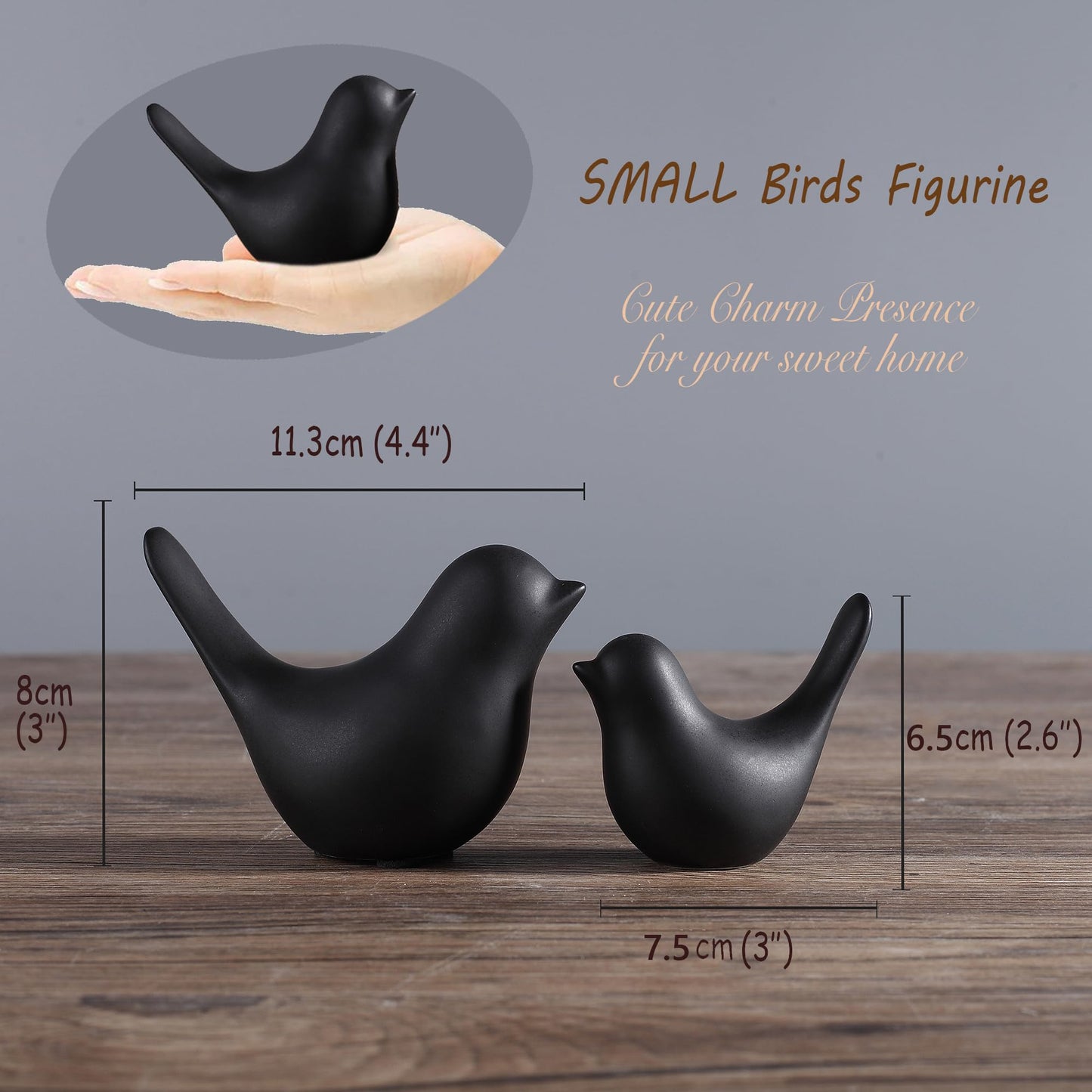 FANTESTICRYAN Gold Bird Statues