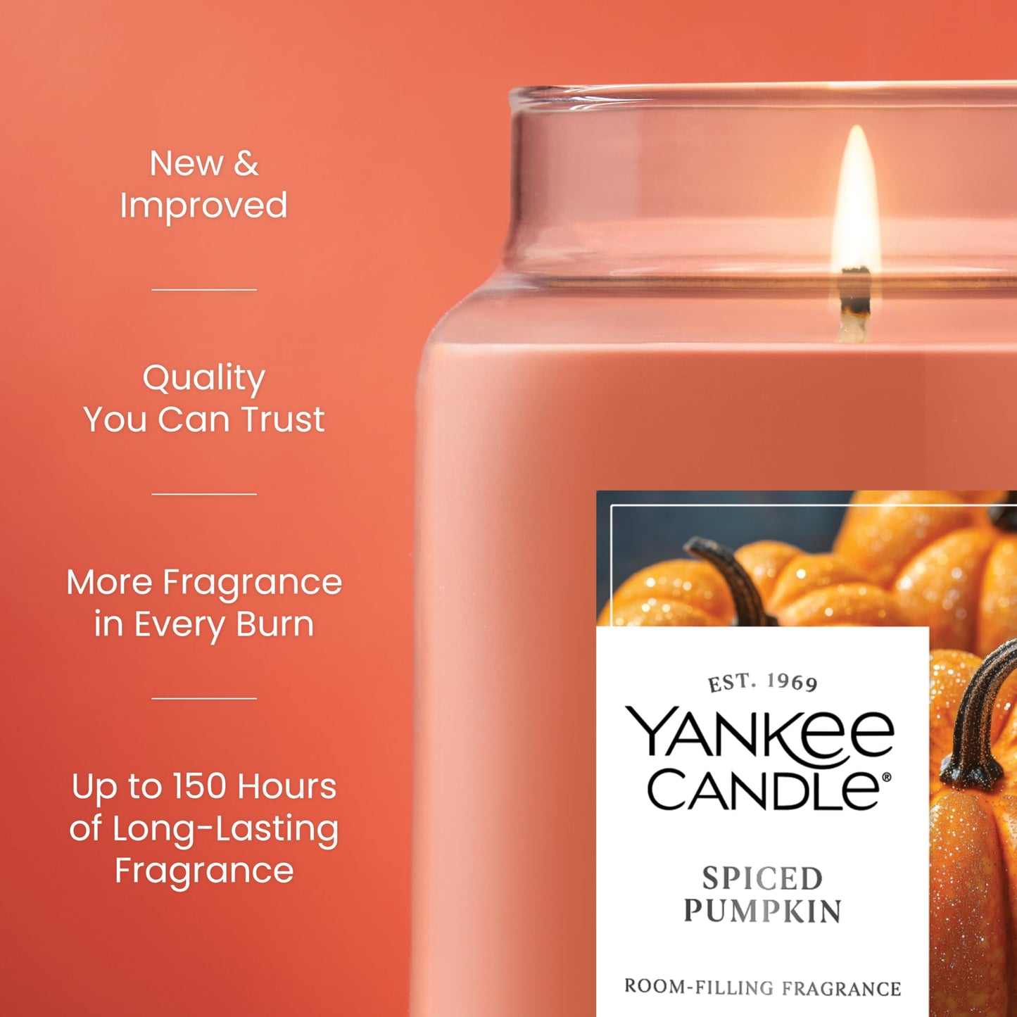 Yankee Candle Spiced Pumpkin, 22oz
