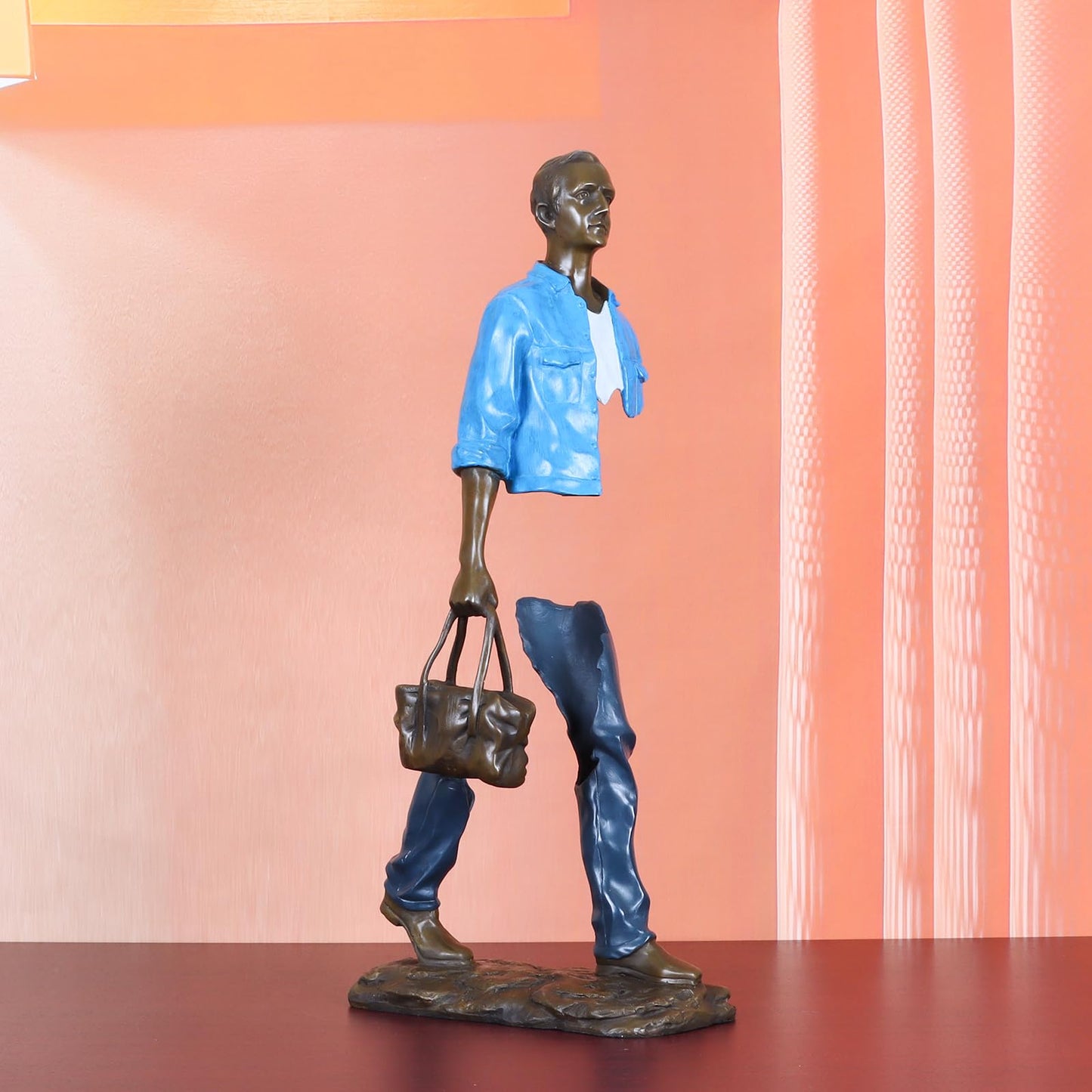 Traveler Man Bronze Statue – Large