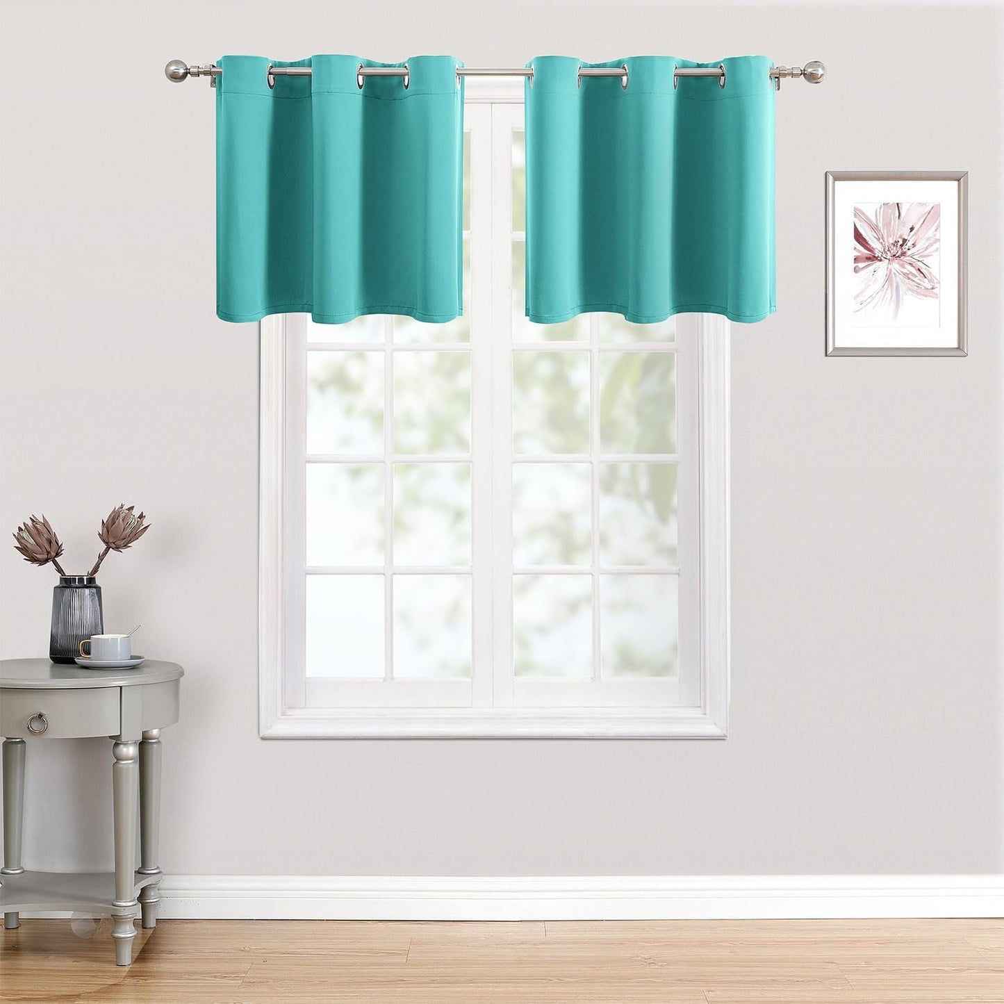 ChrisDowa Blackout Curtains 42x63" Grey, 2 Panels