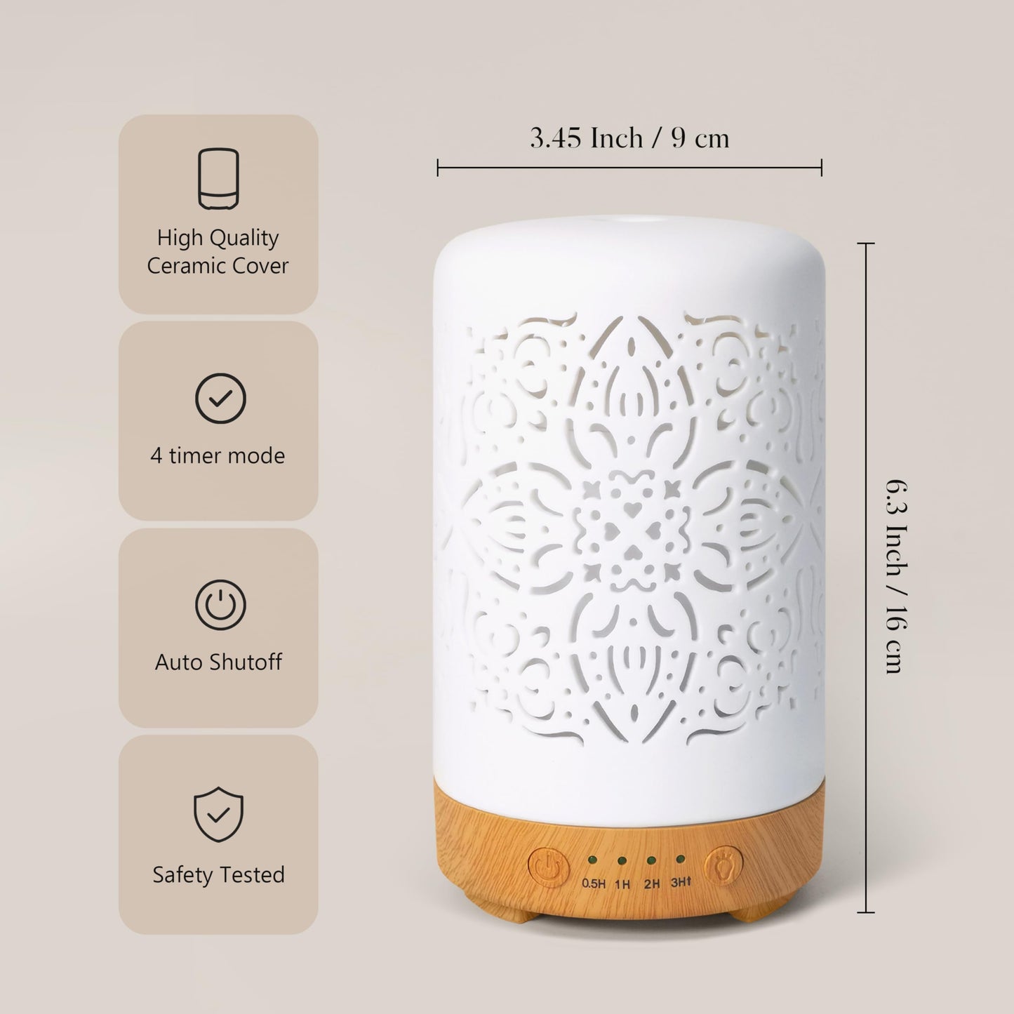 Earnest Living Ceramic Oil Diffuser 100ml