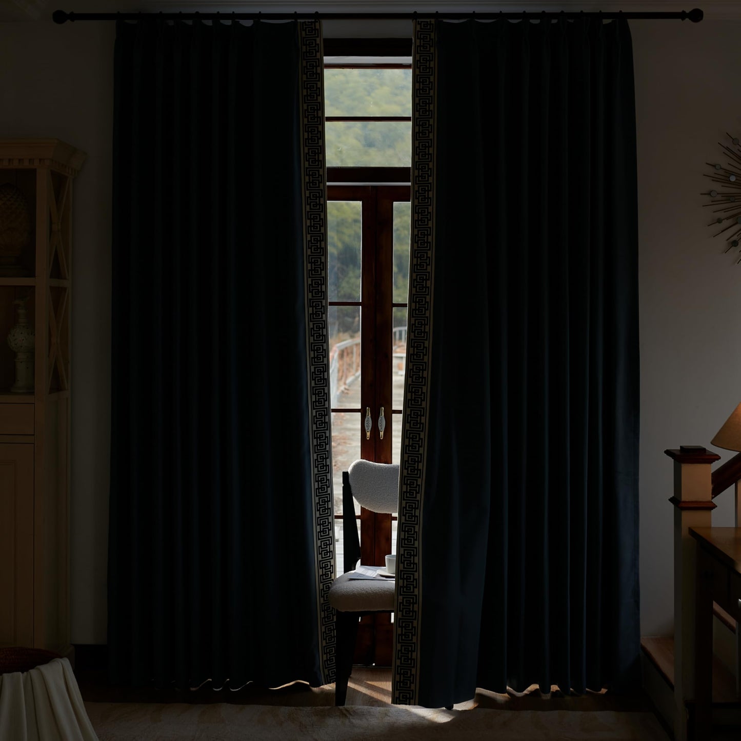Beige Pinch Pleat Curtains 50x84