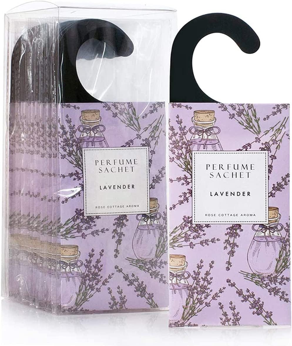 12-Pack Lavender Hanging Closet Air Fresheners
