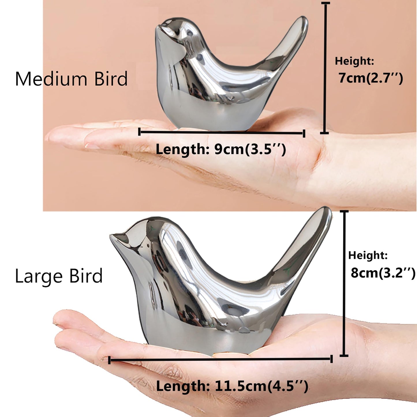 FANTESTICRYAN Gold Bird Statues
