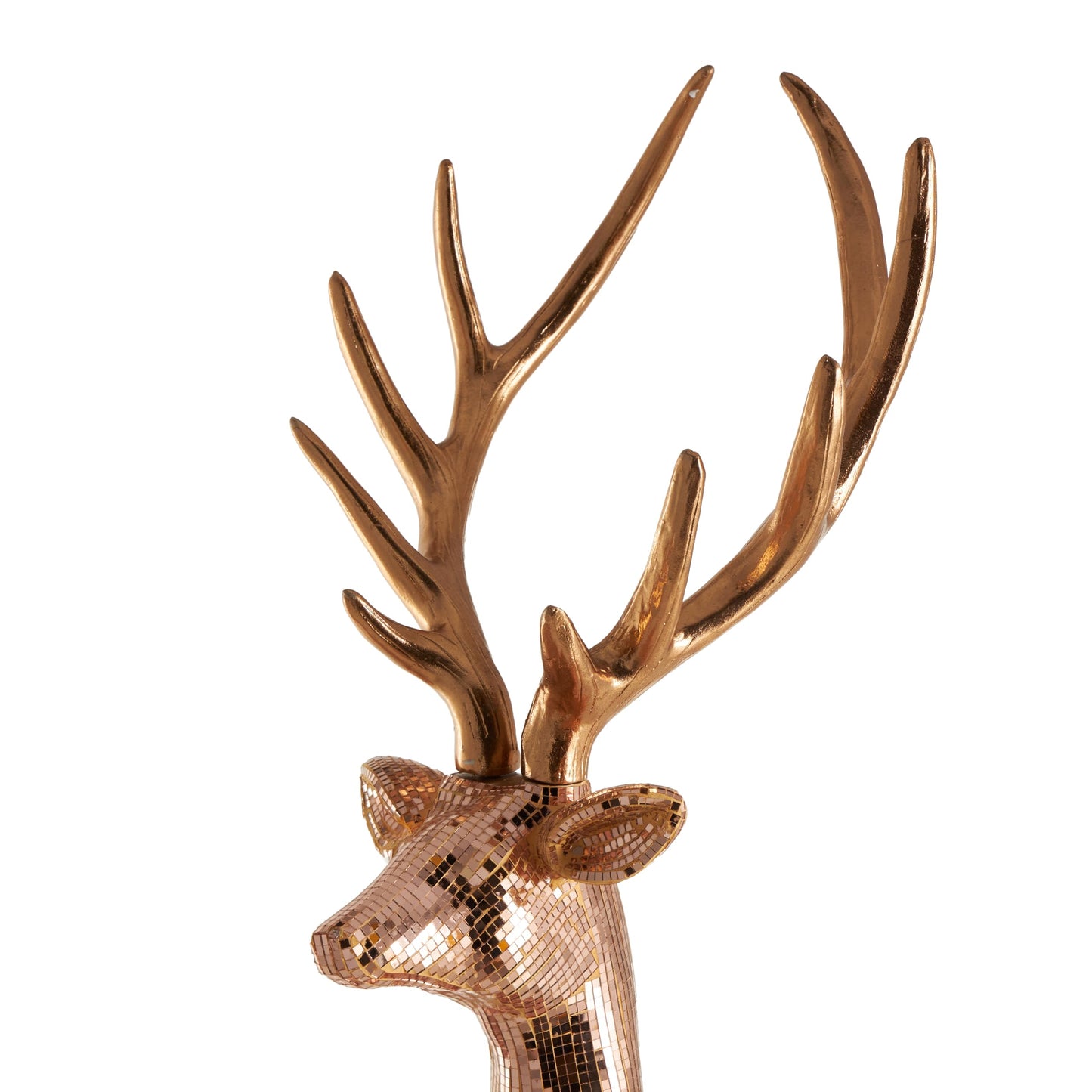 Deco 79 Copper Reindeer Statue 56"