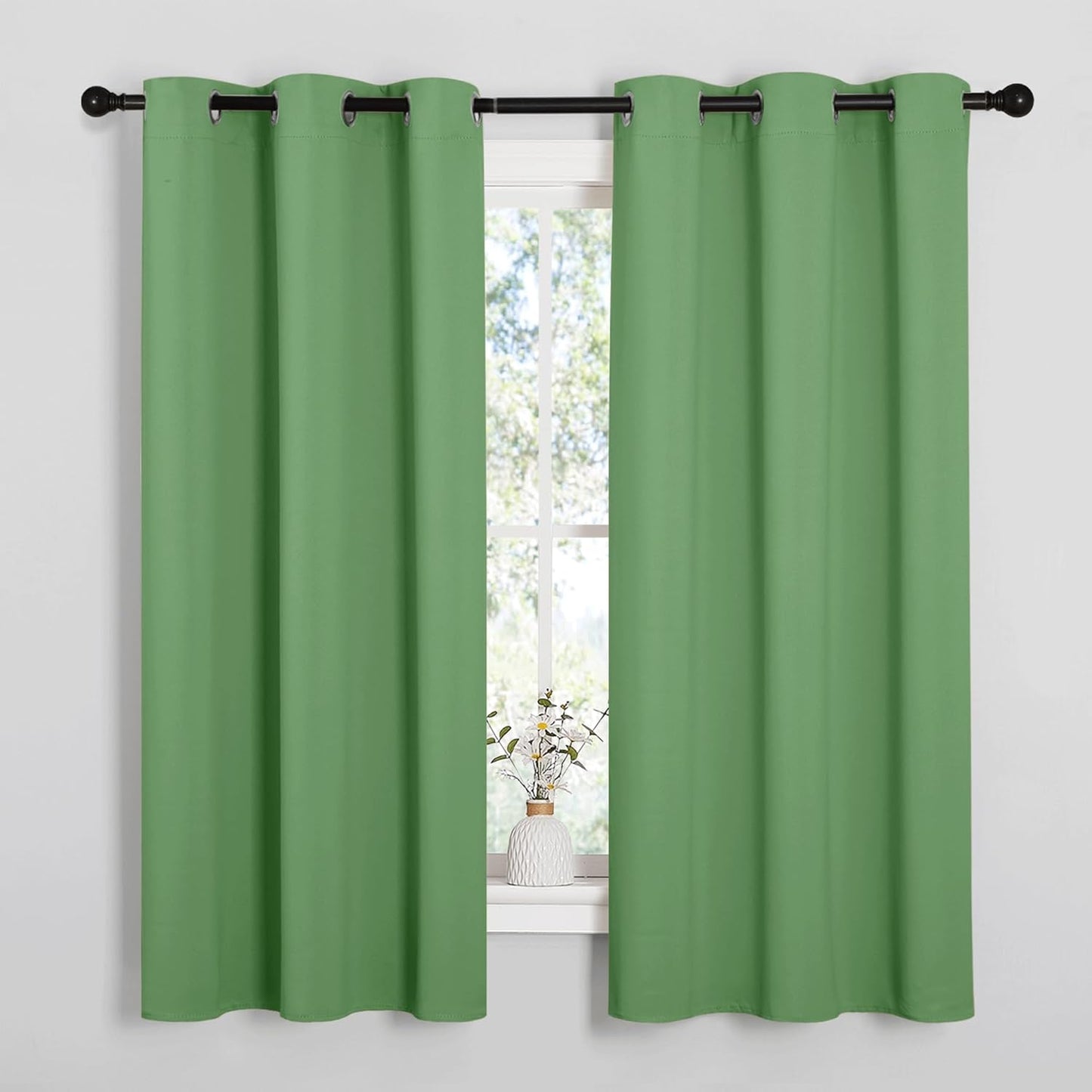 NICETOWN Blackout Curtains 42x63" Black