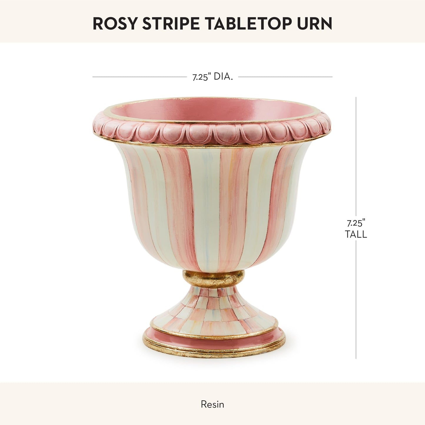 MACKENZIE-CHILDS Urn – Black & White