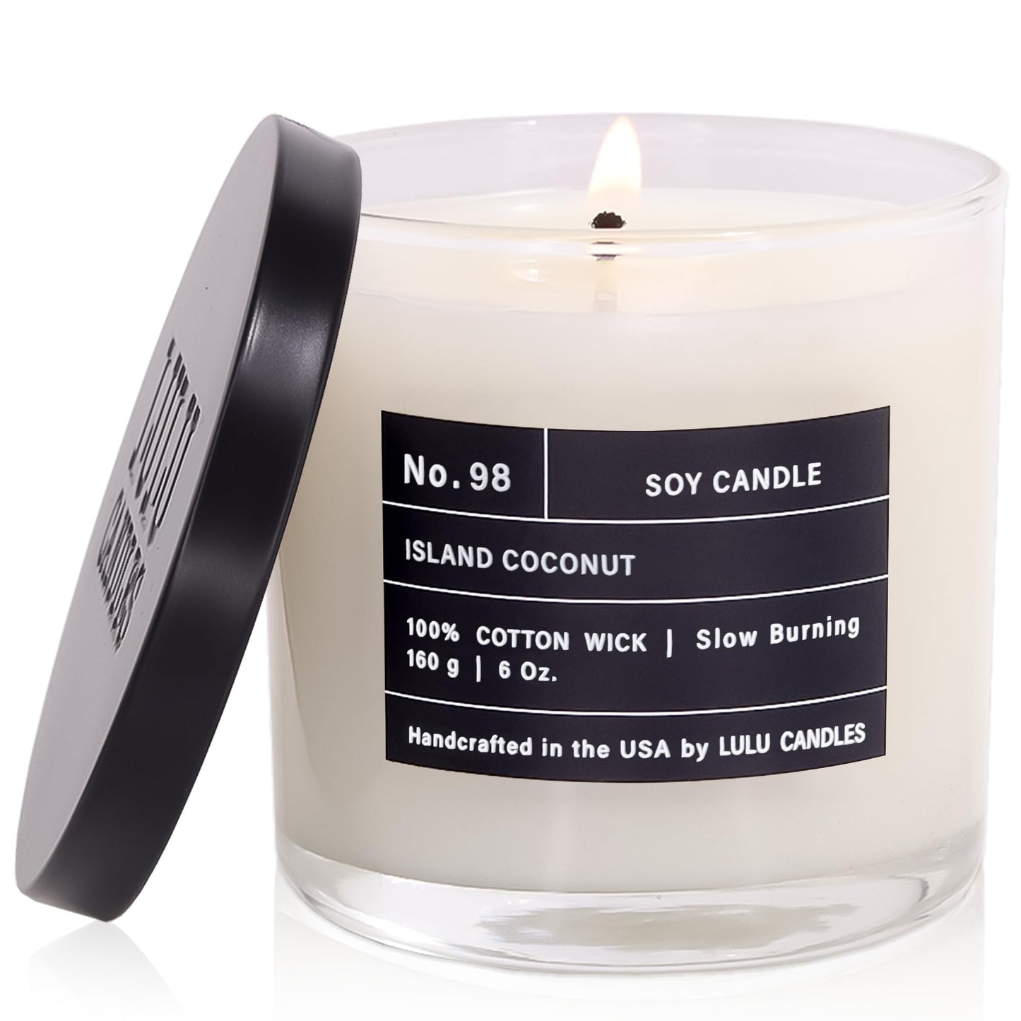 Lulu Jasmine, Oud & Sandalwood Candle, 62 oz