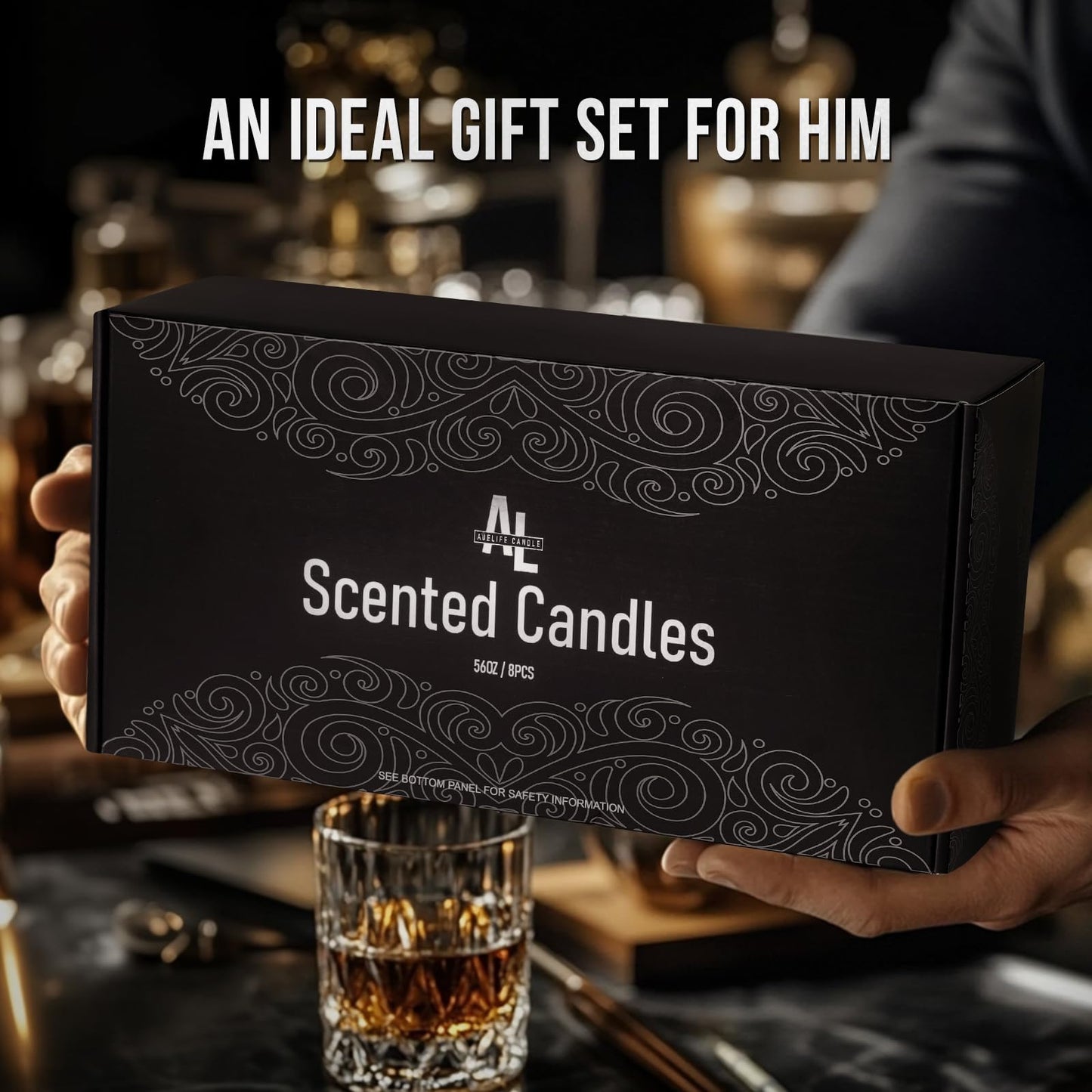 Men’s 4-Pack Scented Candle Set