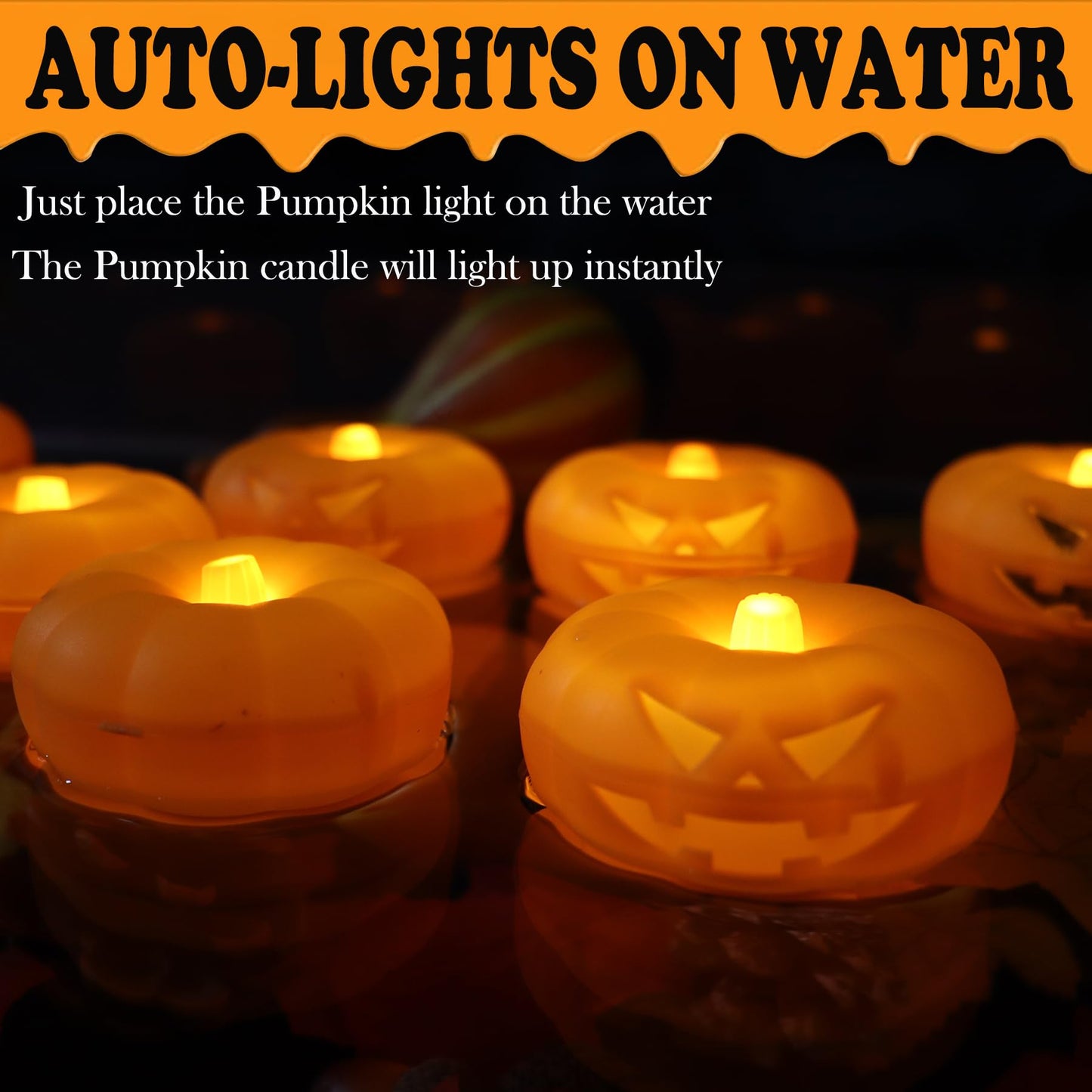 Halloween Decorations, 20 PCs Floating Candles