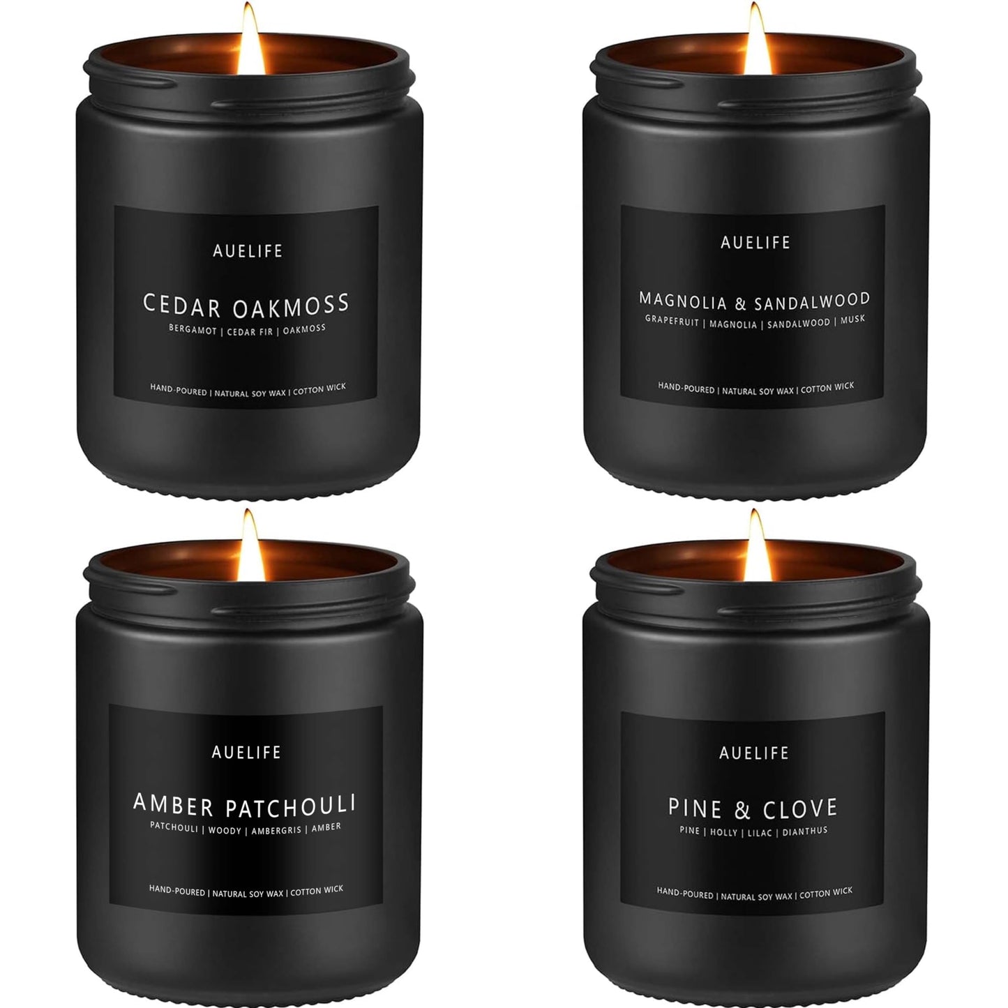 Men’s 4-Pack Scented Candle Set