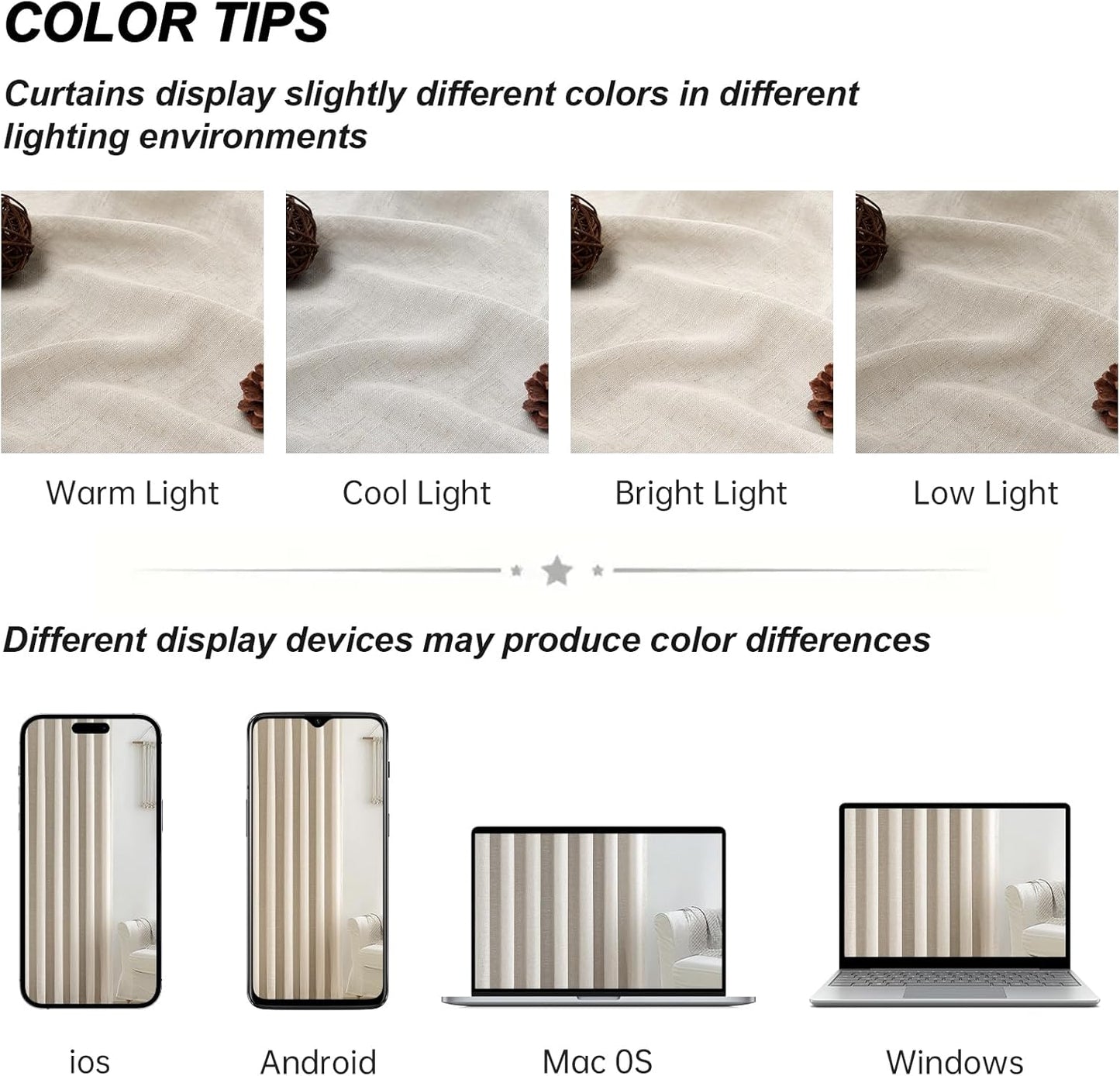 Topfinel Blackout Curtain 72x108, 1 Panel