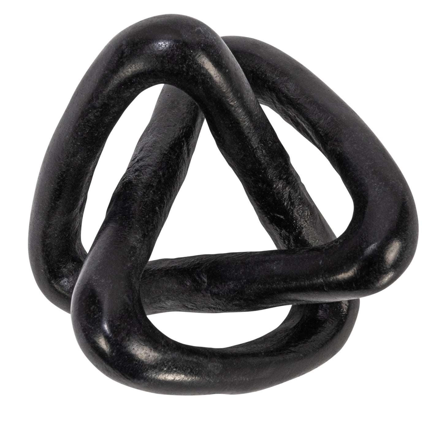 Creative Co-Op Modern Decorative Marble Link Knot, Beige
