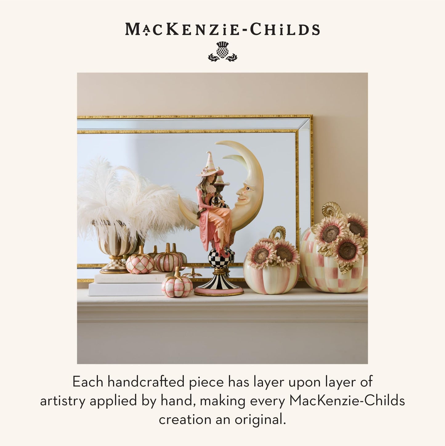 MACKENZIE-CHILDS Urn – Black & White