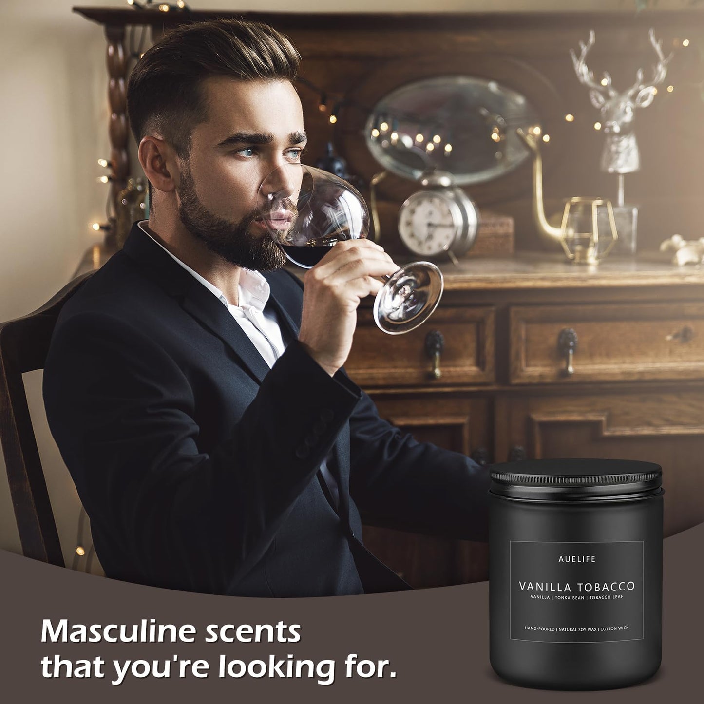 Men’s 4-Pack Scented Candle Set