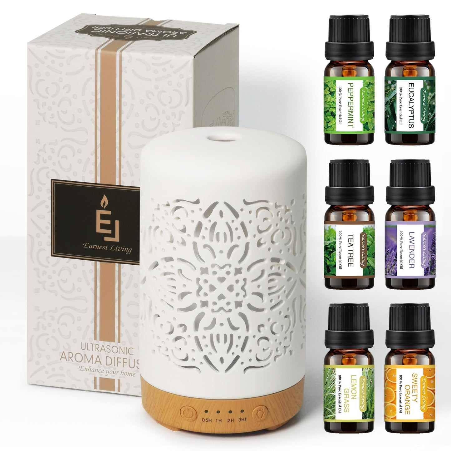 Earnest Living Ceramic Oil Diffuser 100ml