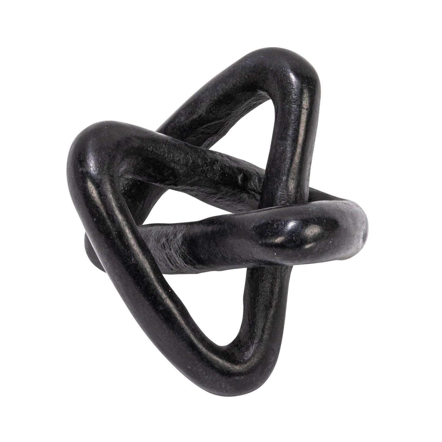 Creative Co-Op Modern Decorative Marble Link Knot, Beige