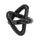 Creative Co-Op Modern Decorative Marble Link Knot, Beige