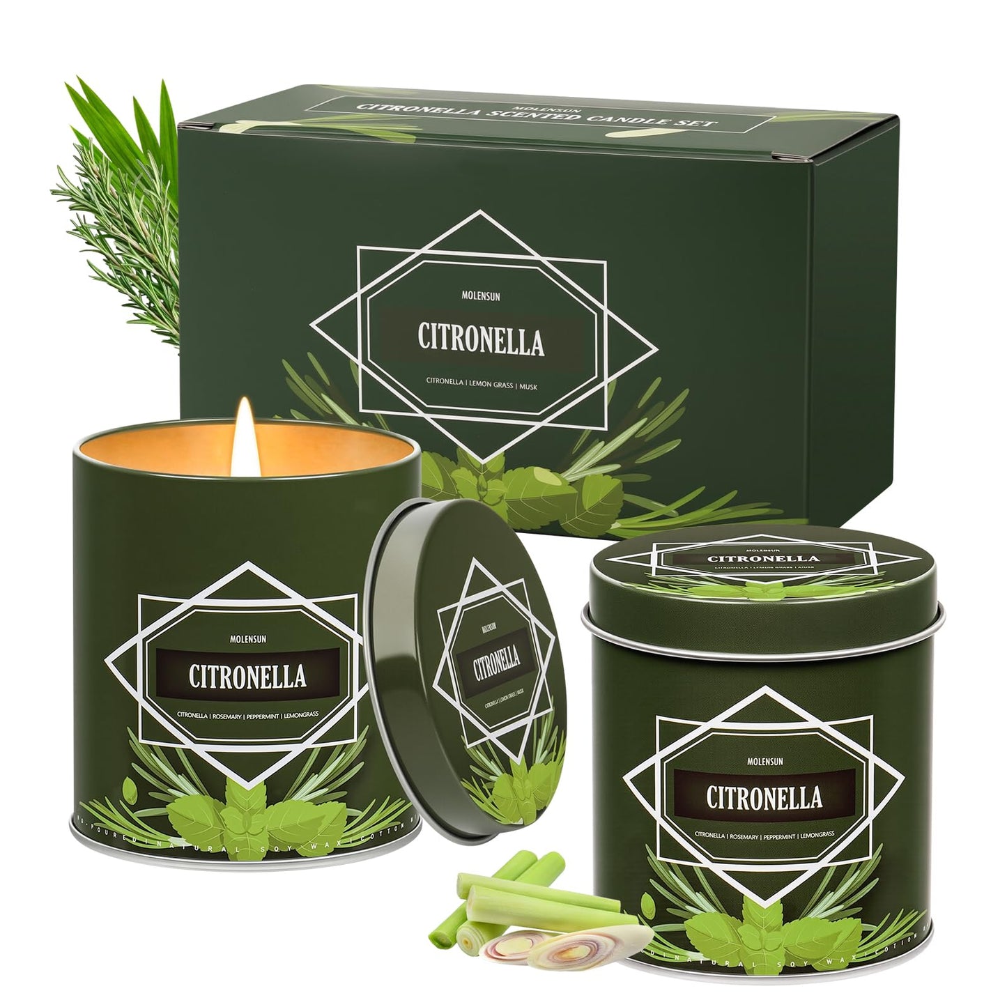 Fall Candles – 36oz (4×9oz) Soy Candles