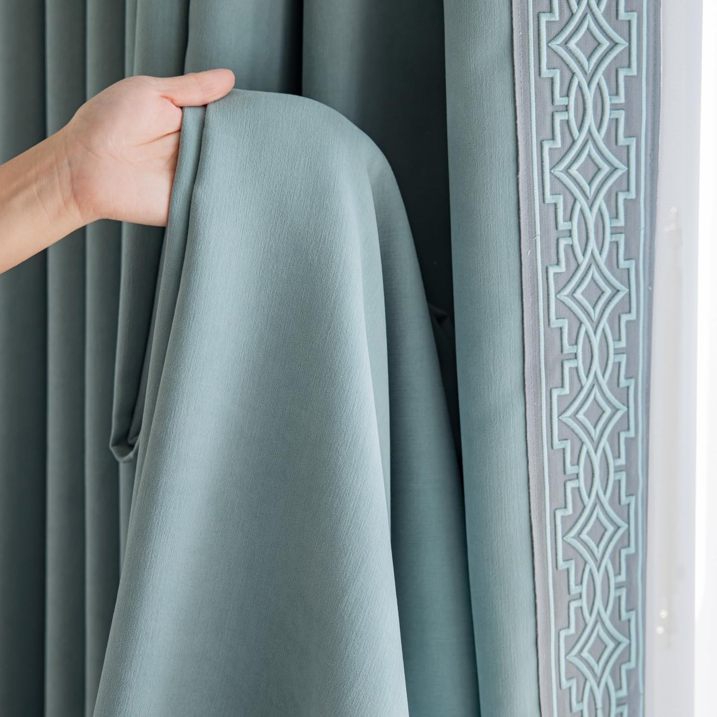 Teal Blackout Pinch Pleat Drapes – 52"x84", 2 Panels