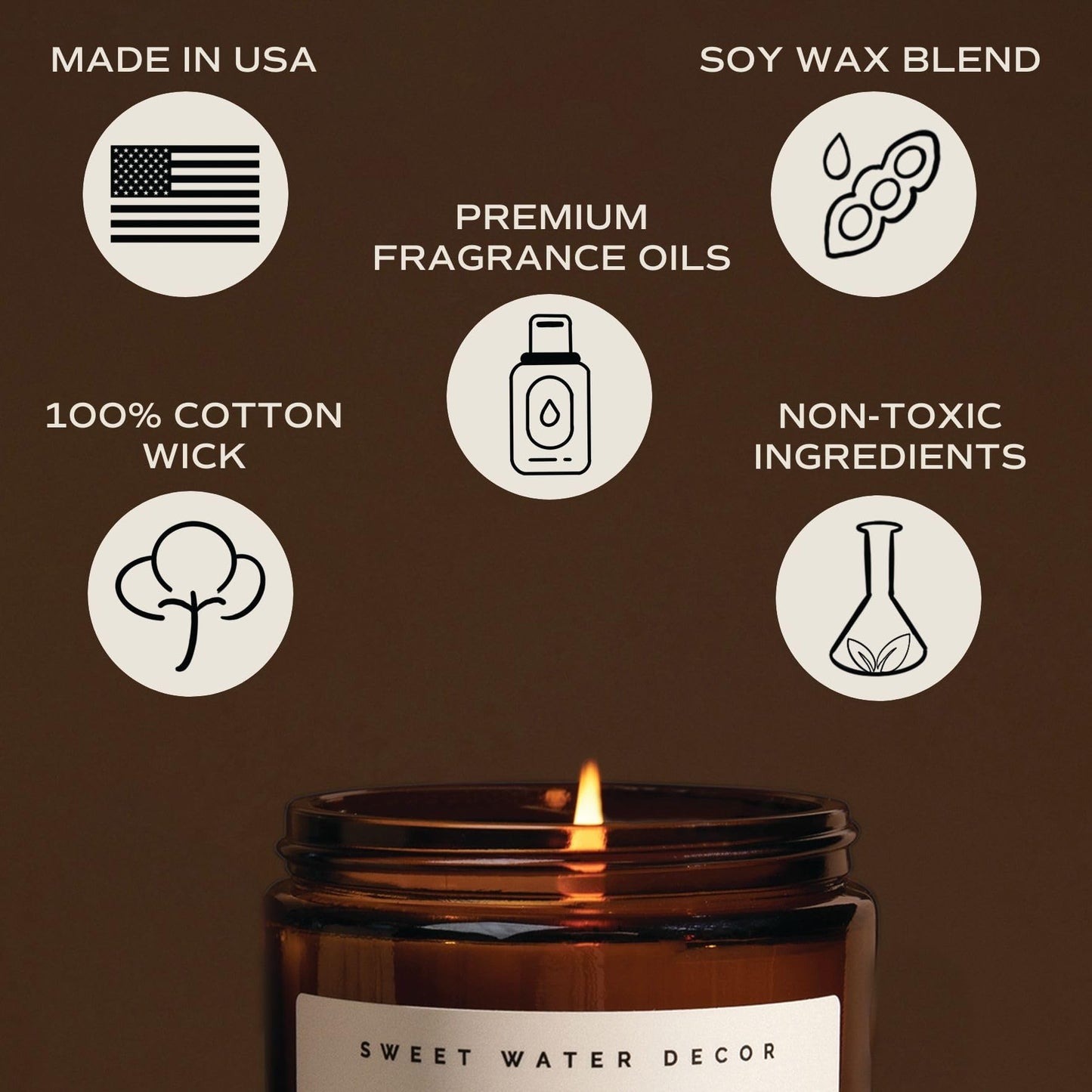 Sweet Water Decor Hello Fall Soy Candle, 9oz
