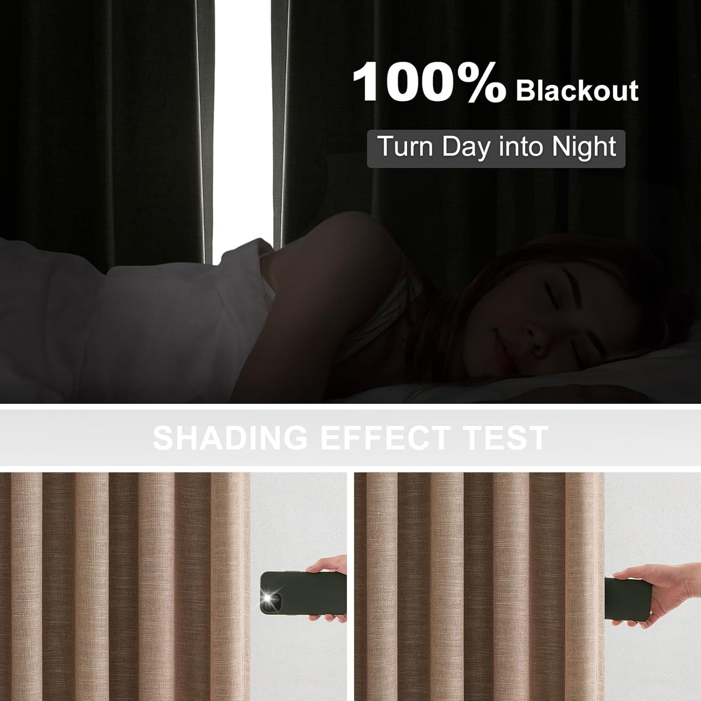 Topfinel Blackout Curtain 72x108, 1 Panel