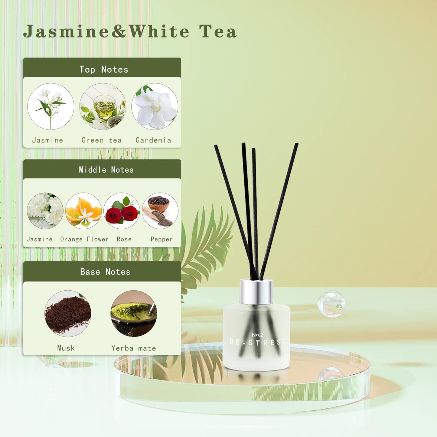 3 Pack Reed Diffuser Set 50ML