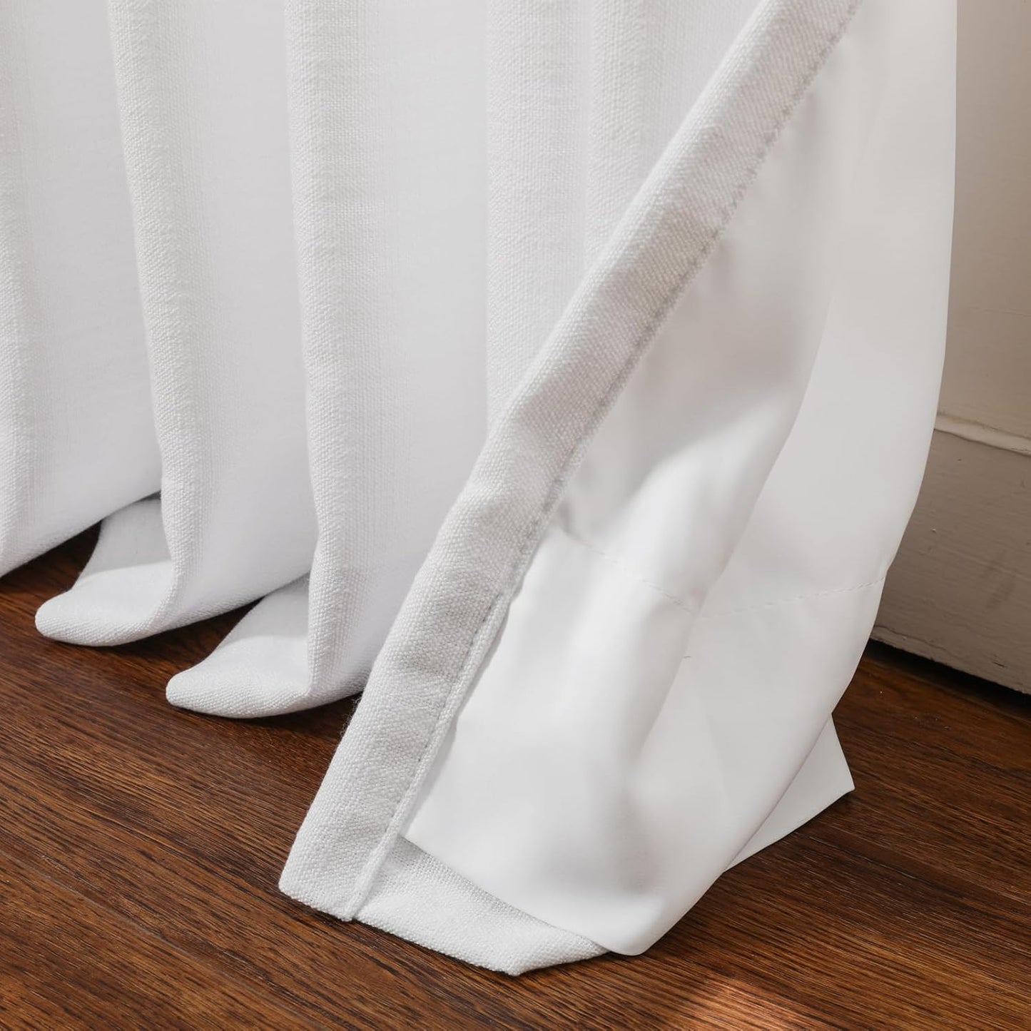 Pinch Pleat Blackout Curtain – 102" Snow White