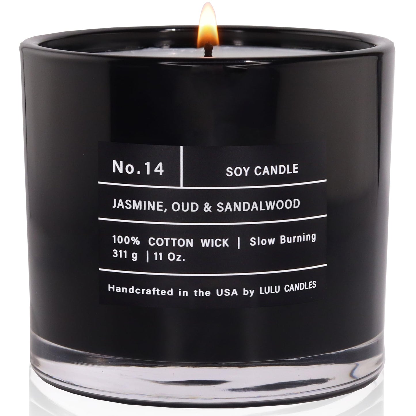Lulu Jasmine, Oud & Sandalwood Candle, 62 oz