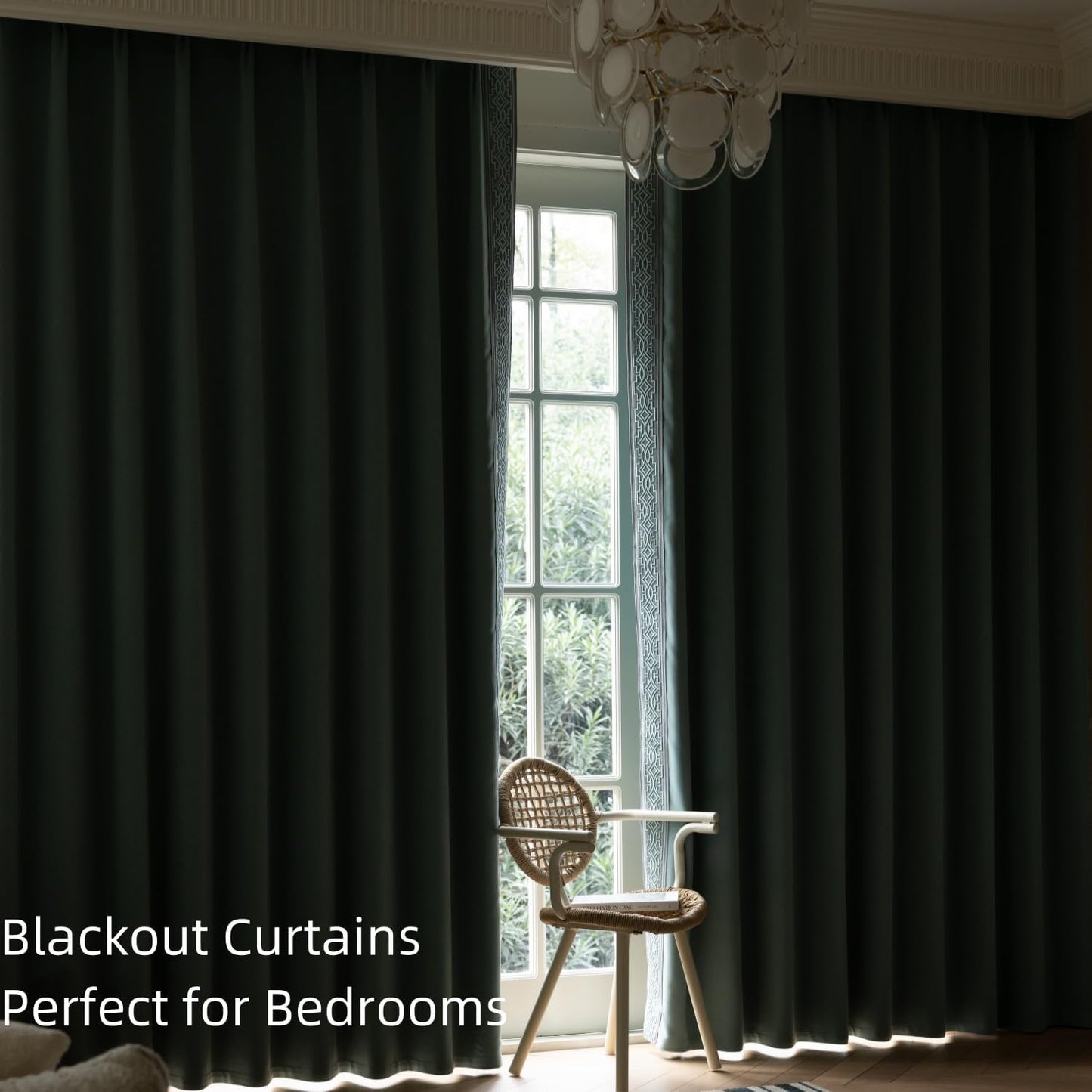 Teal Blackout Pinch Pleat Drapes – 52"x84", 2 Panels