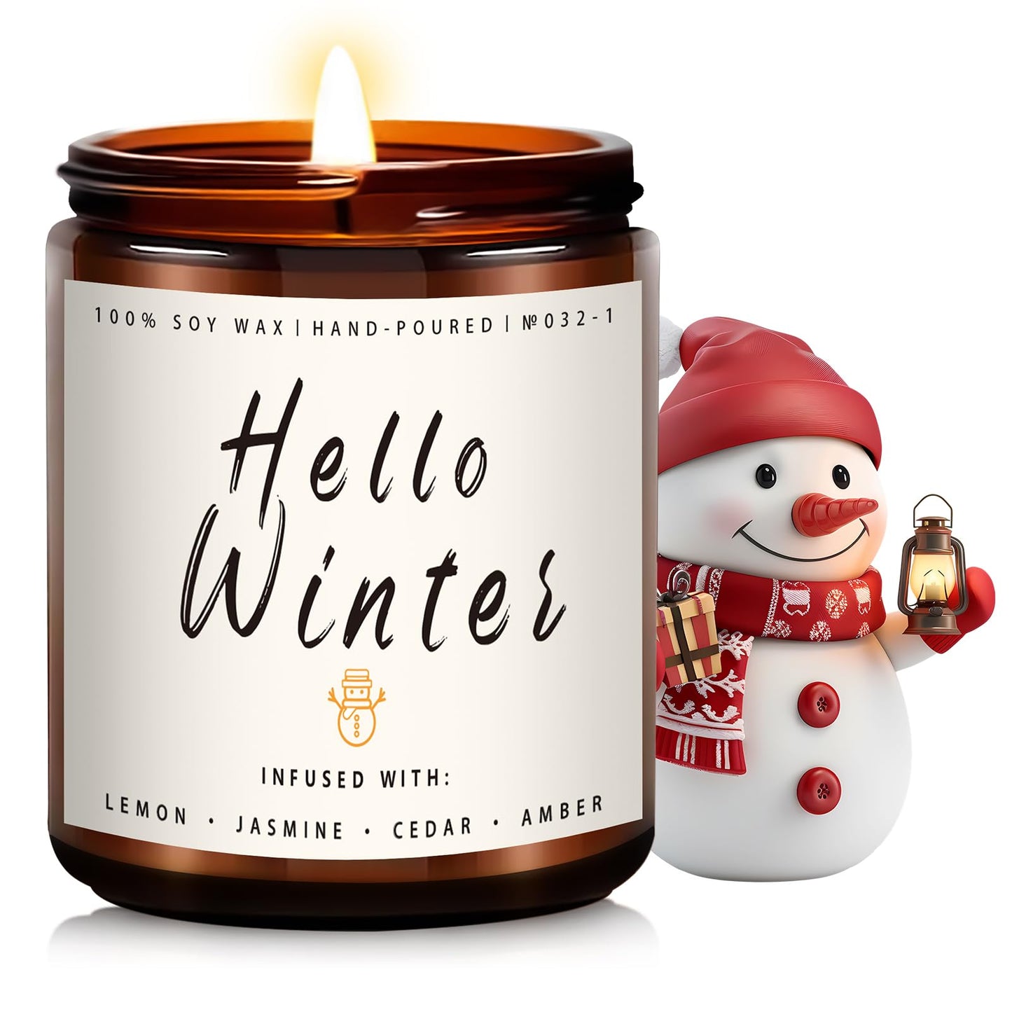 Auelife 4-Pack Fall Scented Candles