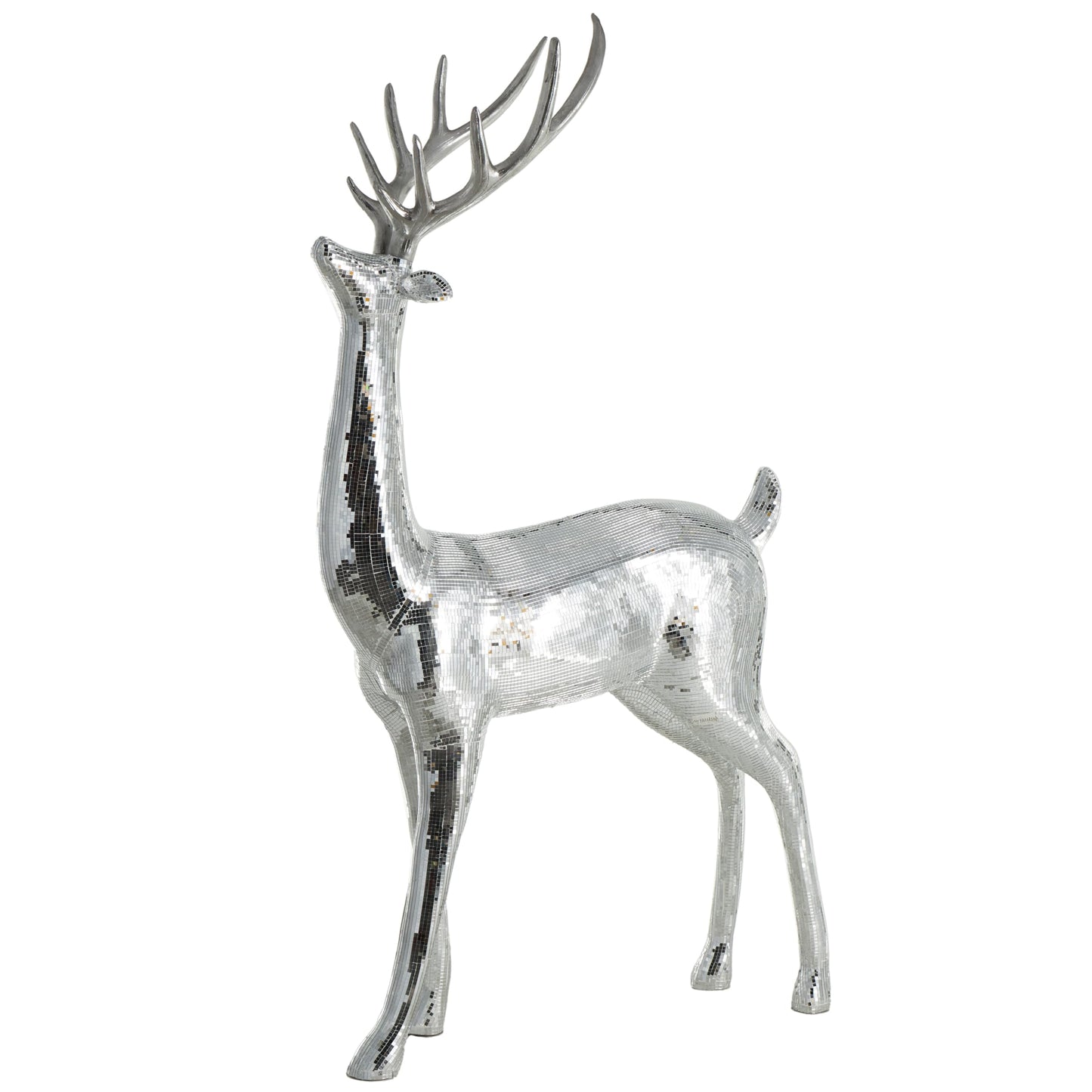 Deco 79 Copper Reindeer Statue 56"
