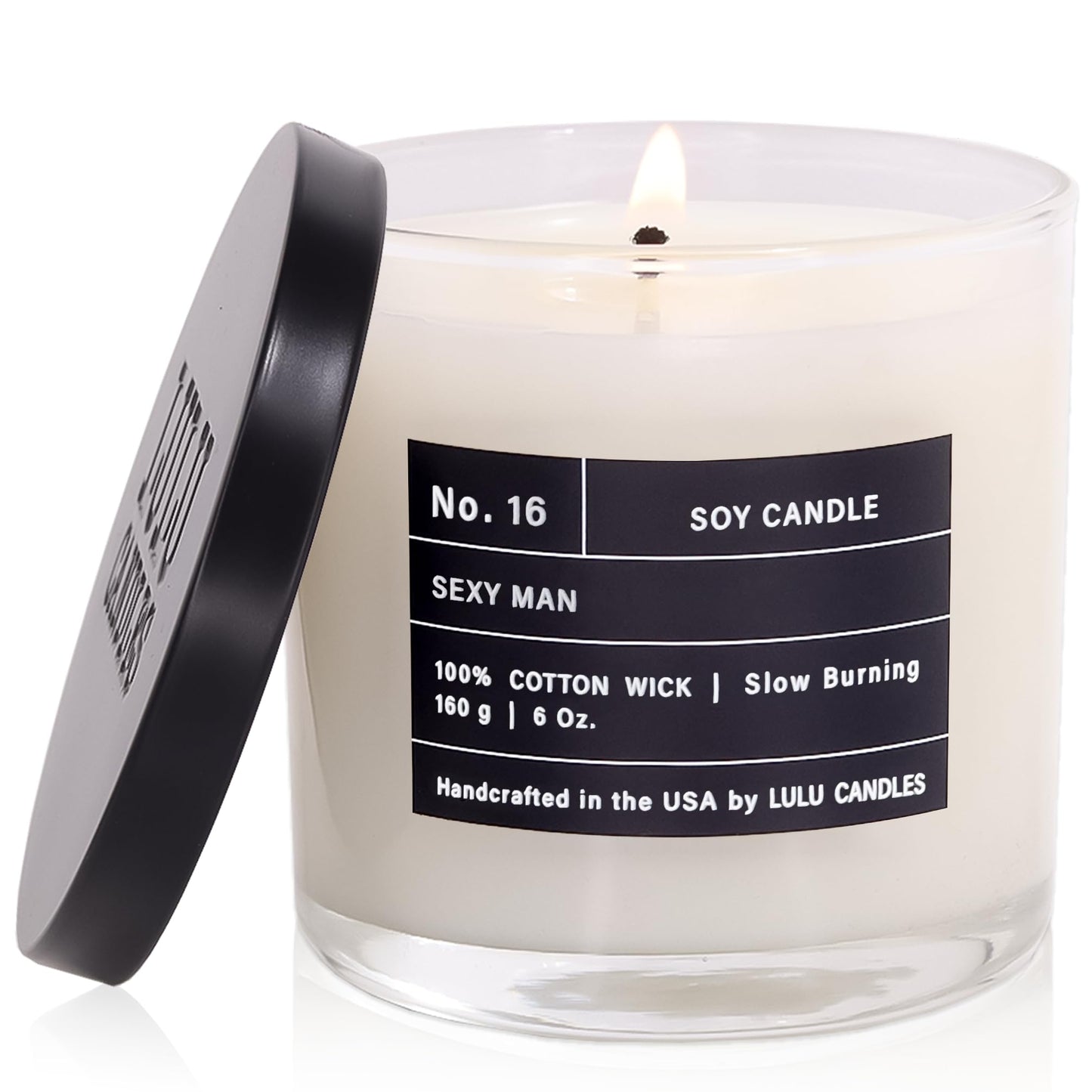 Lulu Jasmine, Oud & Sandalwood Candle, 62 oz