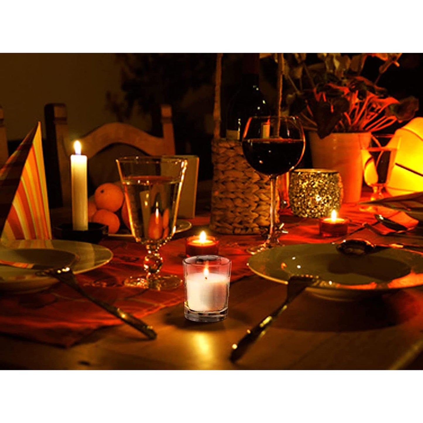 Hosley 240 Ivory Votive Candles
