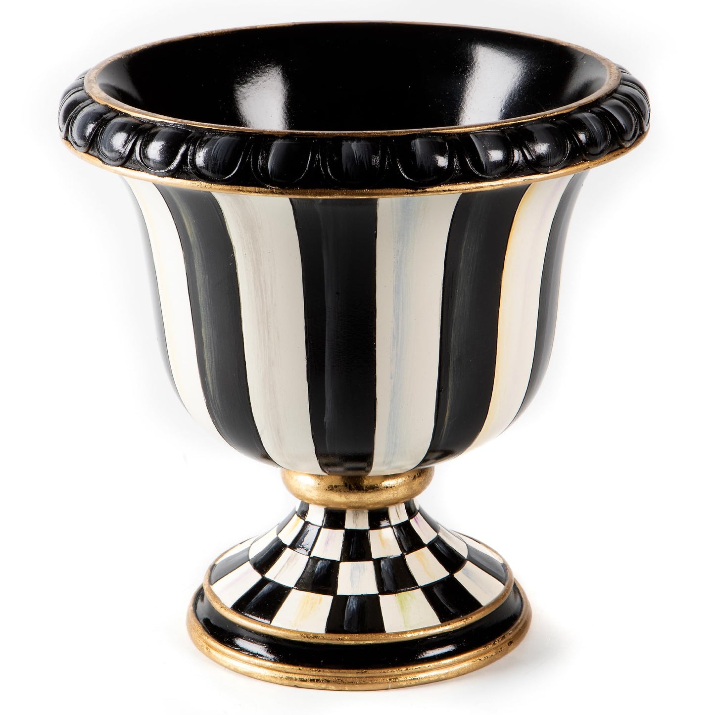 MACKENZIE-CHILDS Urn – Black & White
