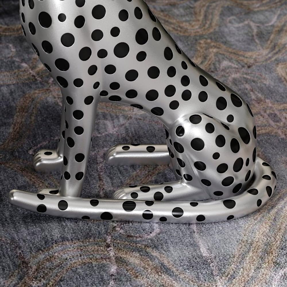 LOVEDIMA Gold Panther Statue 24.2"