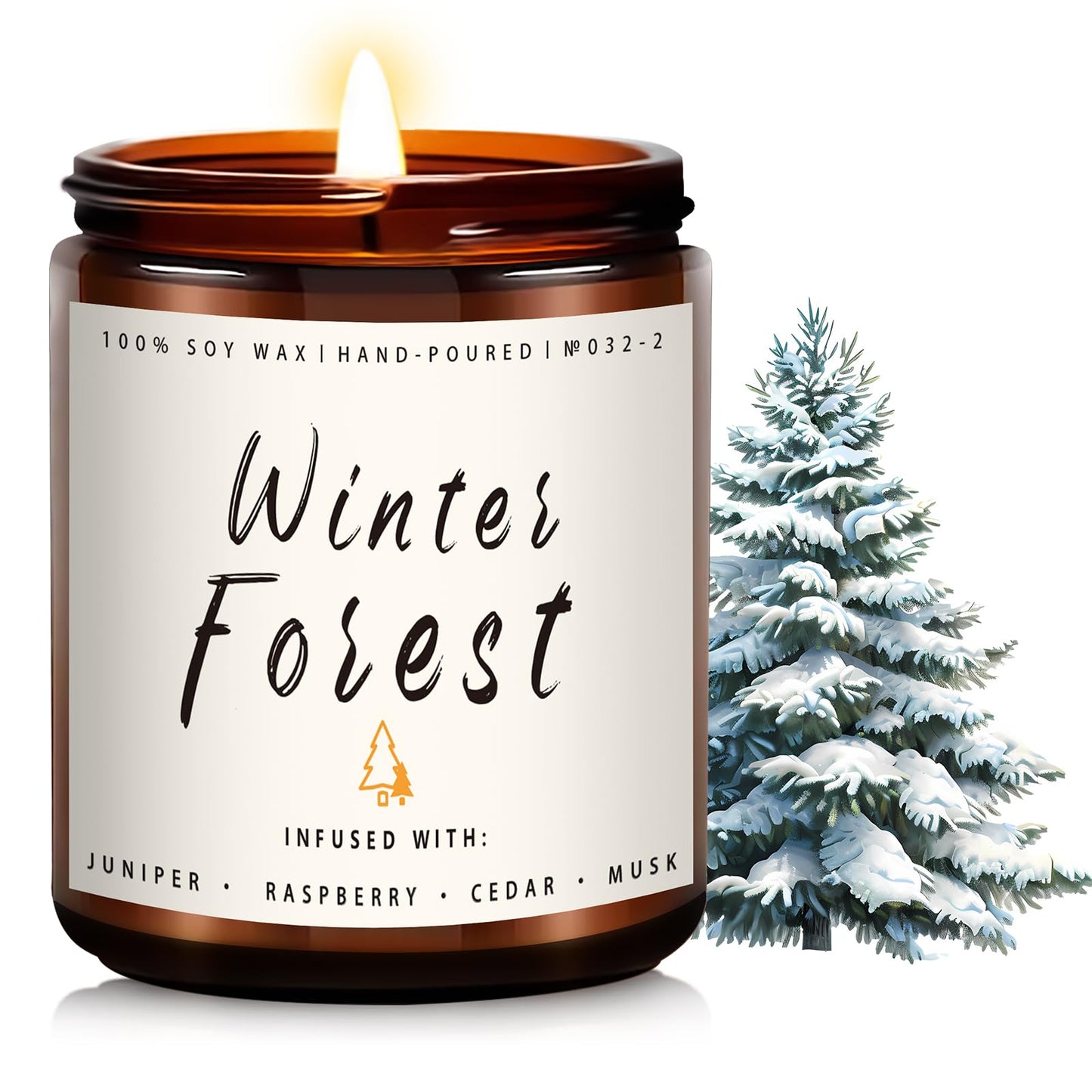 Auelife 4-Pack Fall Scented Candles
