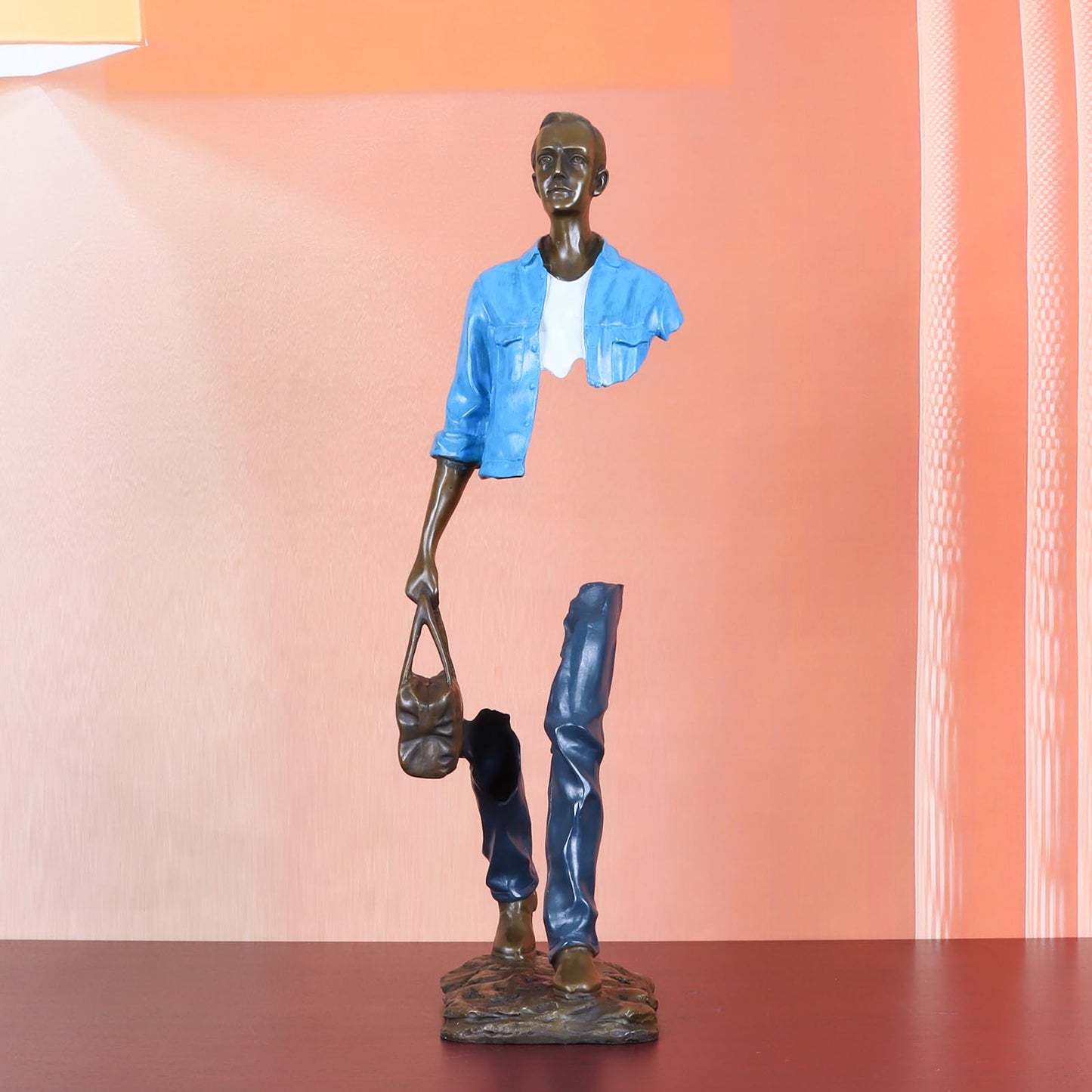 Traveler Man Bronze Statue – Large