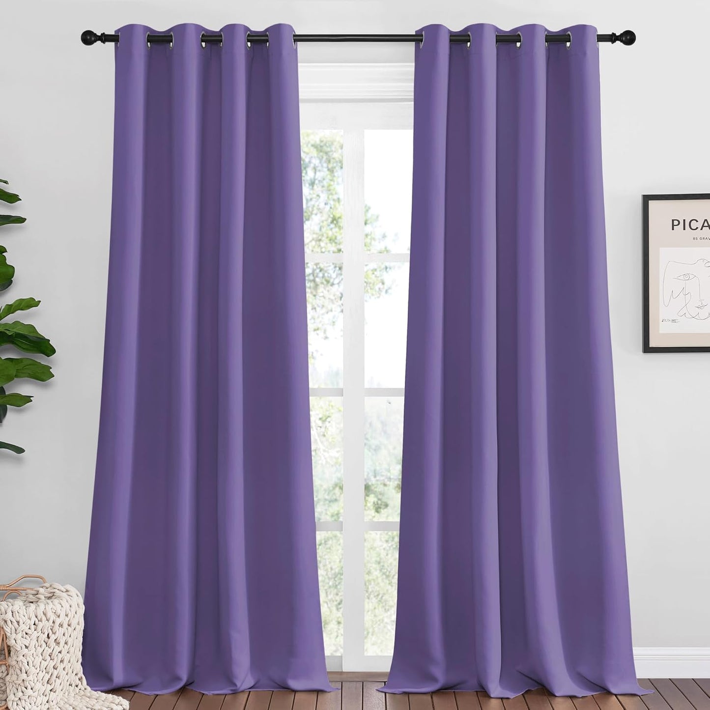NICETOWN Blackout Curtains 42x63" Cappuccino